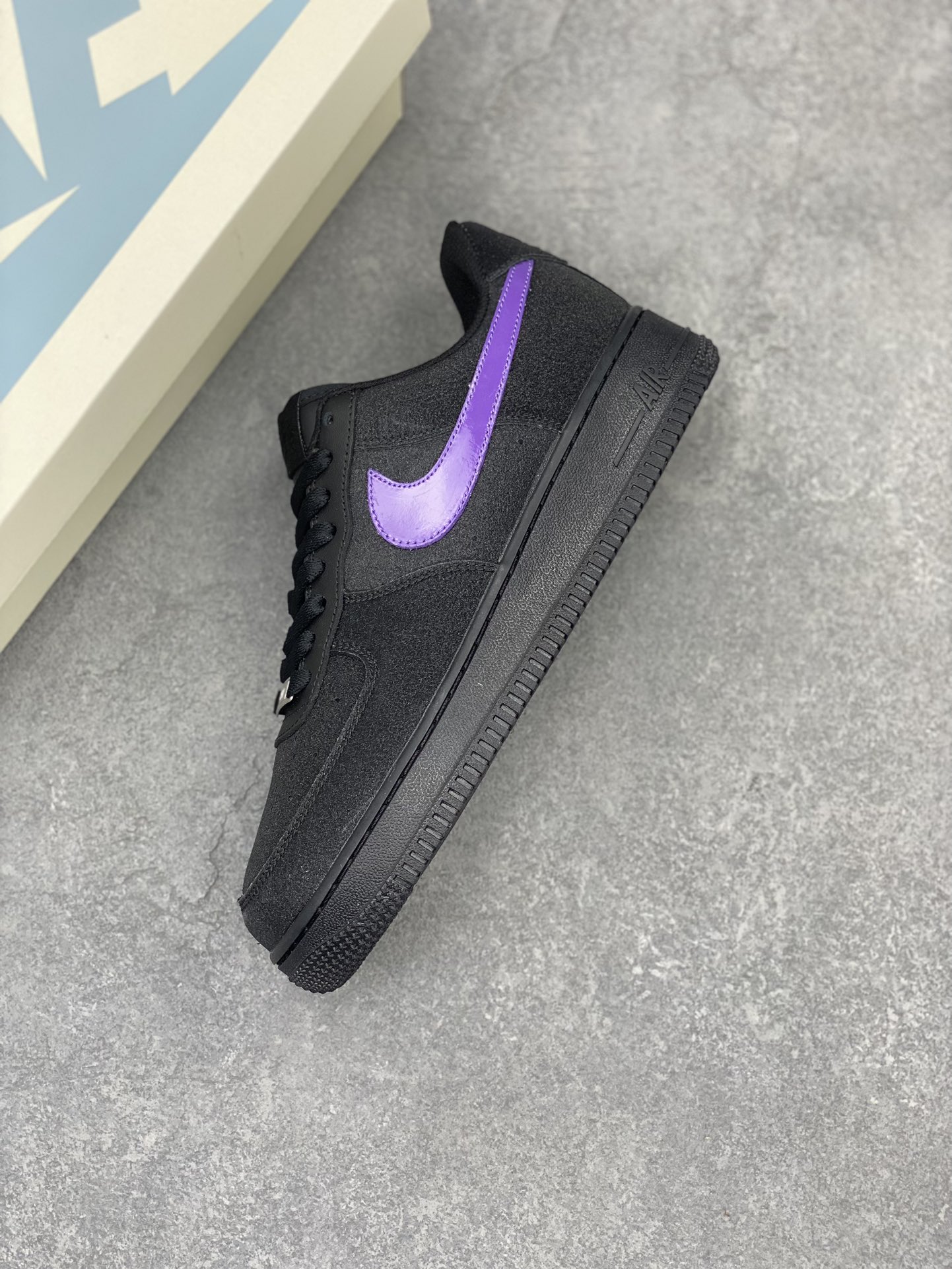 Nike Air Force 1 '07 Low Black/Purple Custom Casual Sneakers CW2288-014 8 i1711650338 2286 6