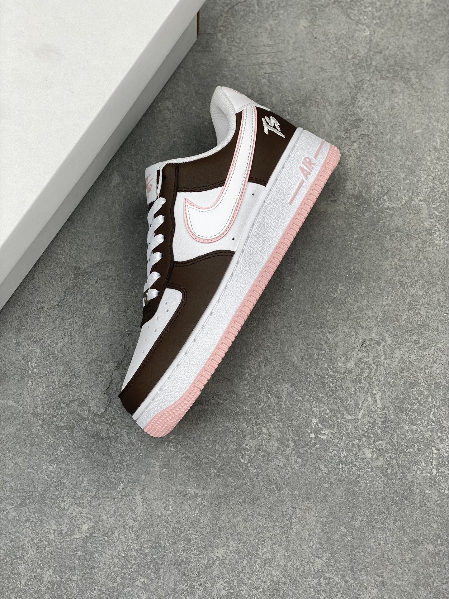 Nike Air Force 1 '07 Low TS: Brown & White Casual Sneakers, Comfort & Durability 8 i1711650554 5665 0