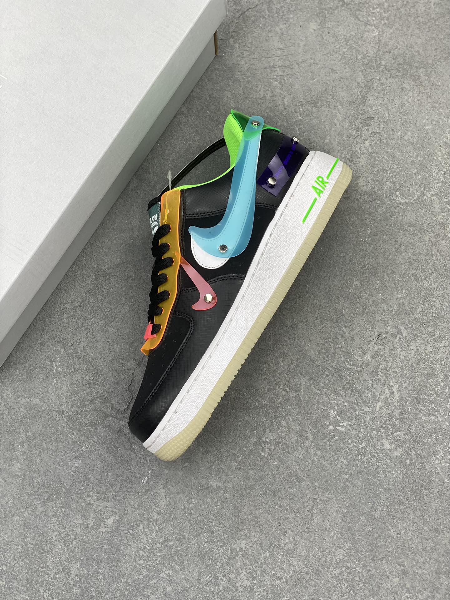 Nike Air Force 1 Low Removable Swoosh Sneakers DO7085-011 8 i1711742582 9136 6