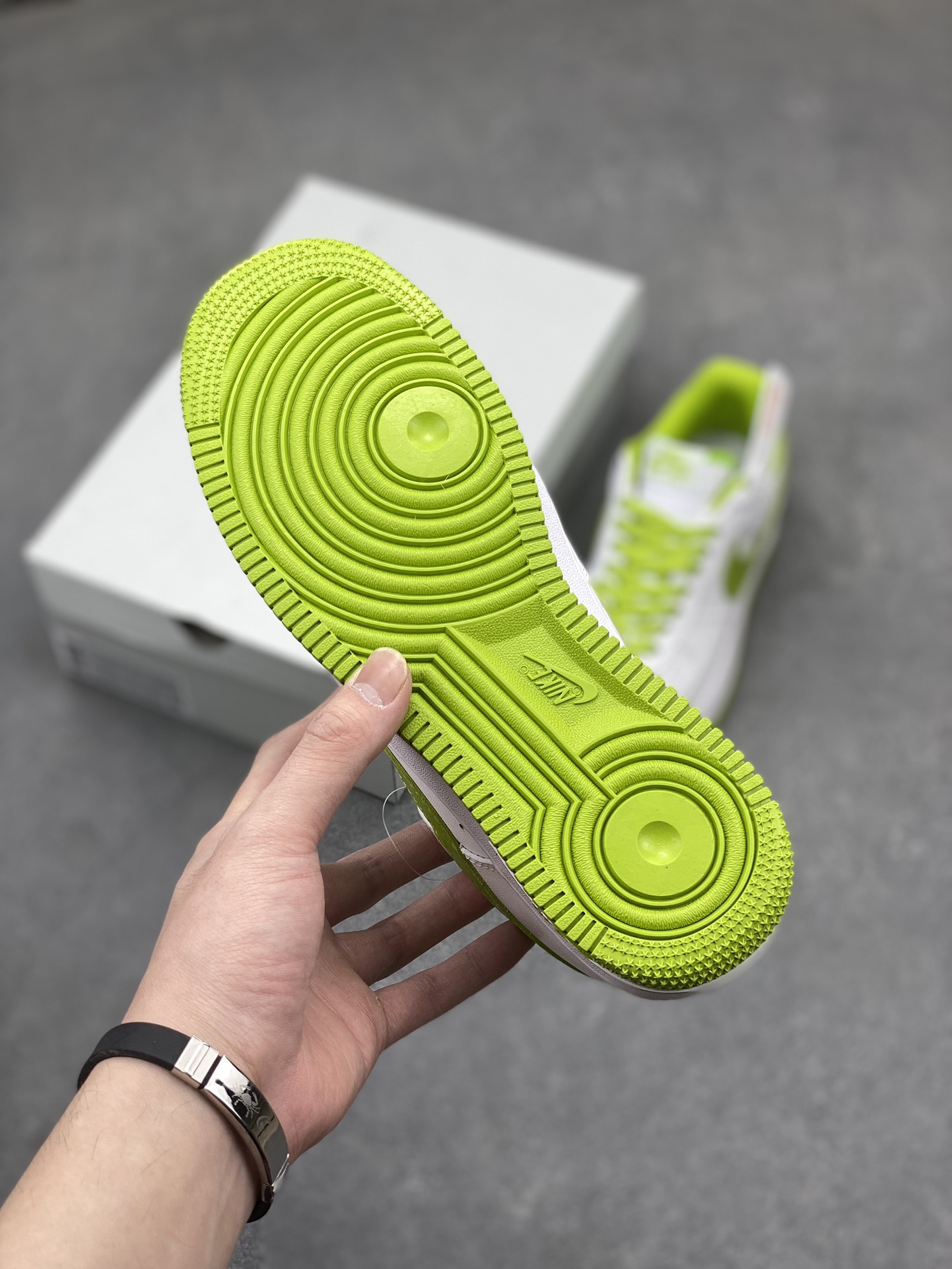 Nike Air Force 1 Low White Lime Green Casual Sneakers (DH7561-105) 7 i1711742882 5582 1