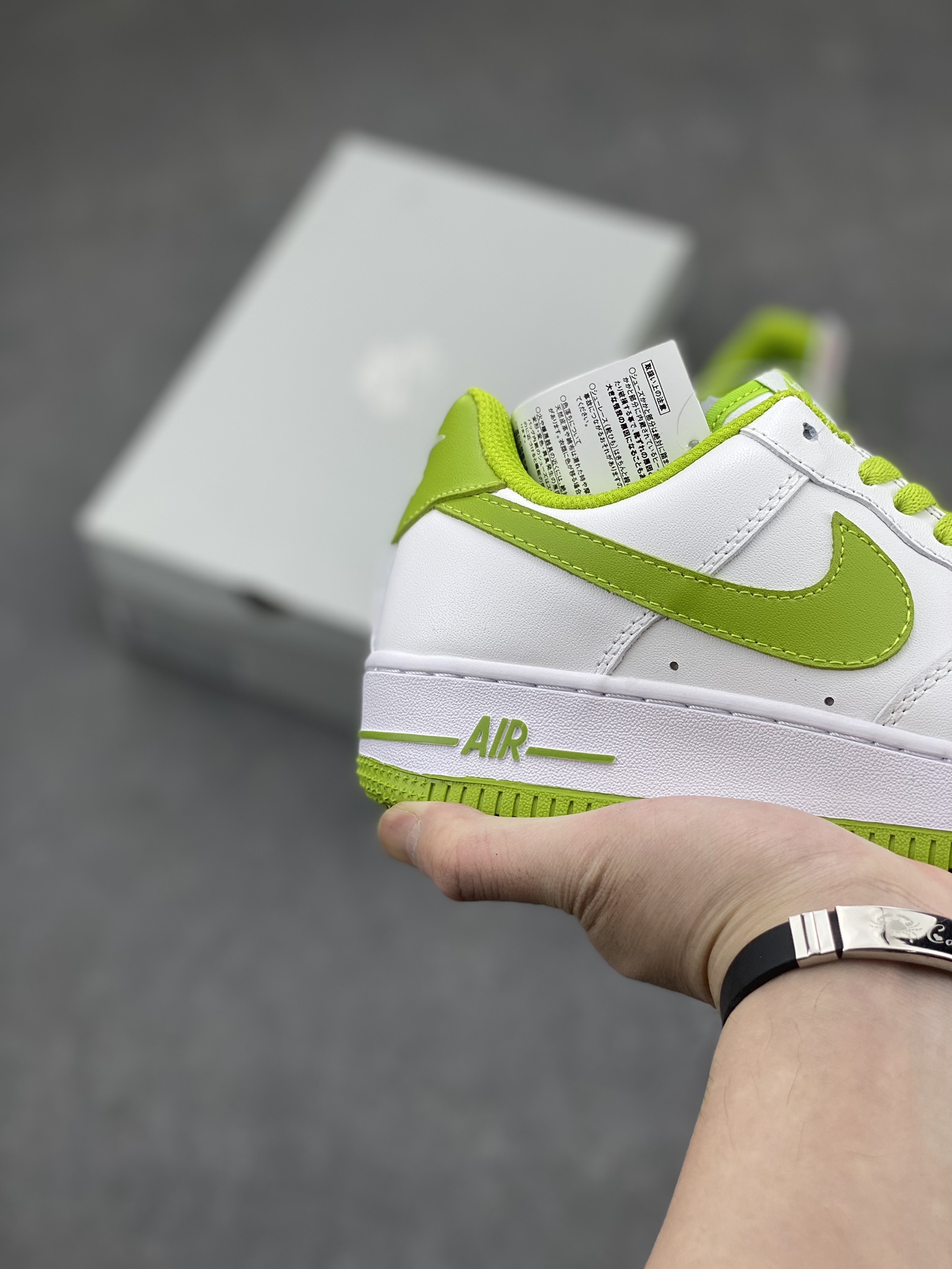 Nike Air Force 1 Low White Lime Green Casual Sneakers (DH7561-105) 6 i1711742883 7334 8