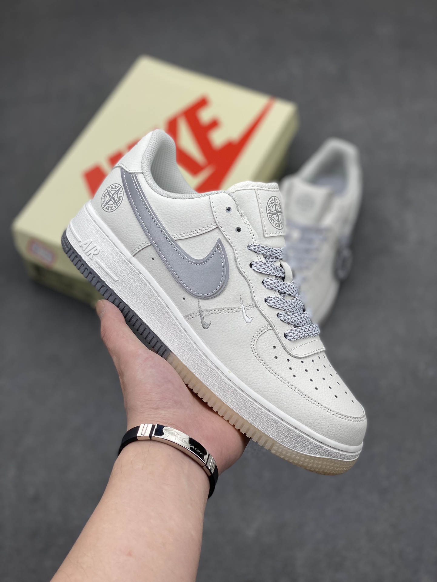 Nike Air Force 1 Low Stone Island Collaboration Sneakers - Limited Edition