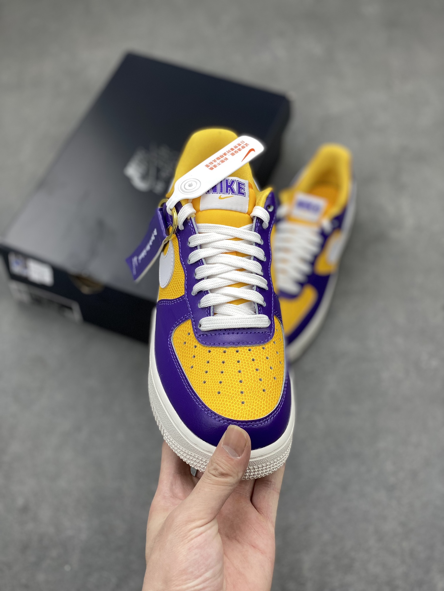 Nike Air Force 1 Low Purple Yellow Casual Sneakers FJ1408-500 3 i1711913989 5482 6