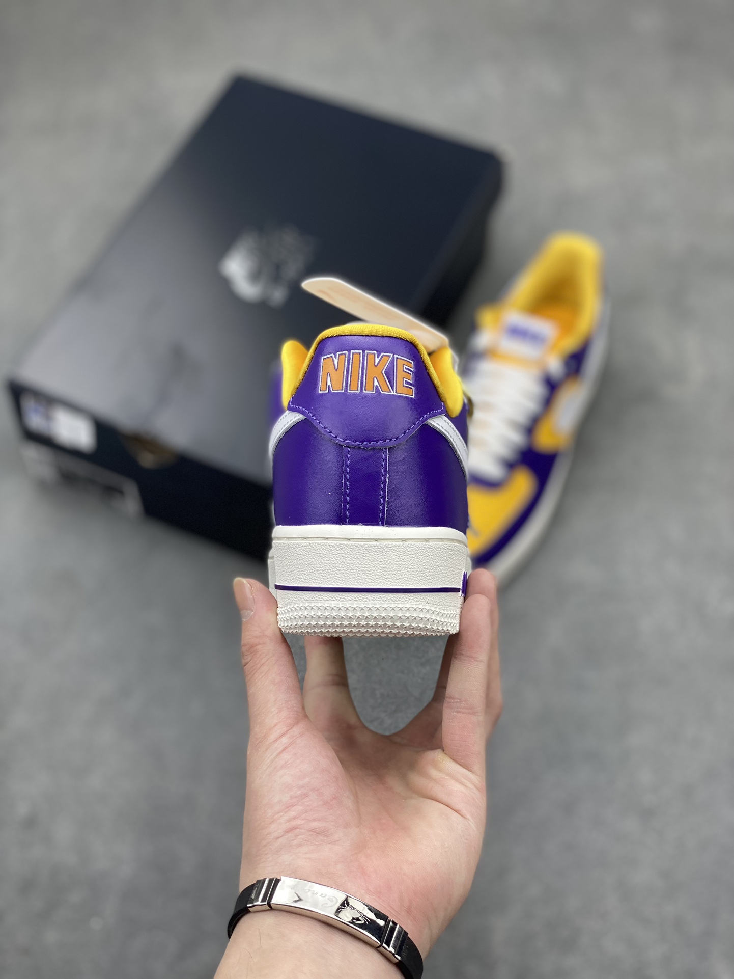 Nike Air Force 1 Low Purple Yellow Casual Sneakers FJ1408-500 5 i1711913989 926 0