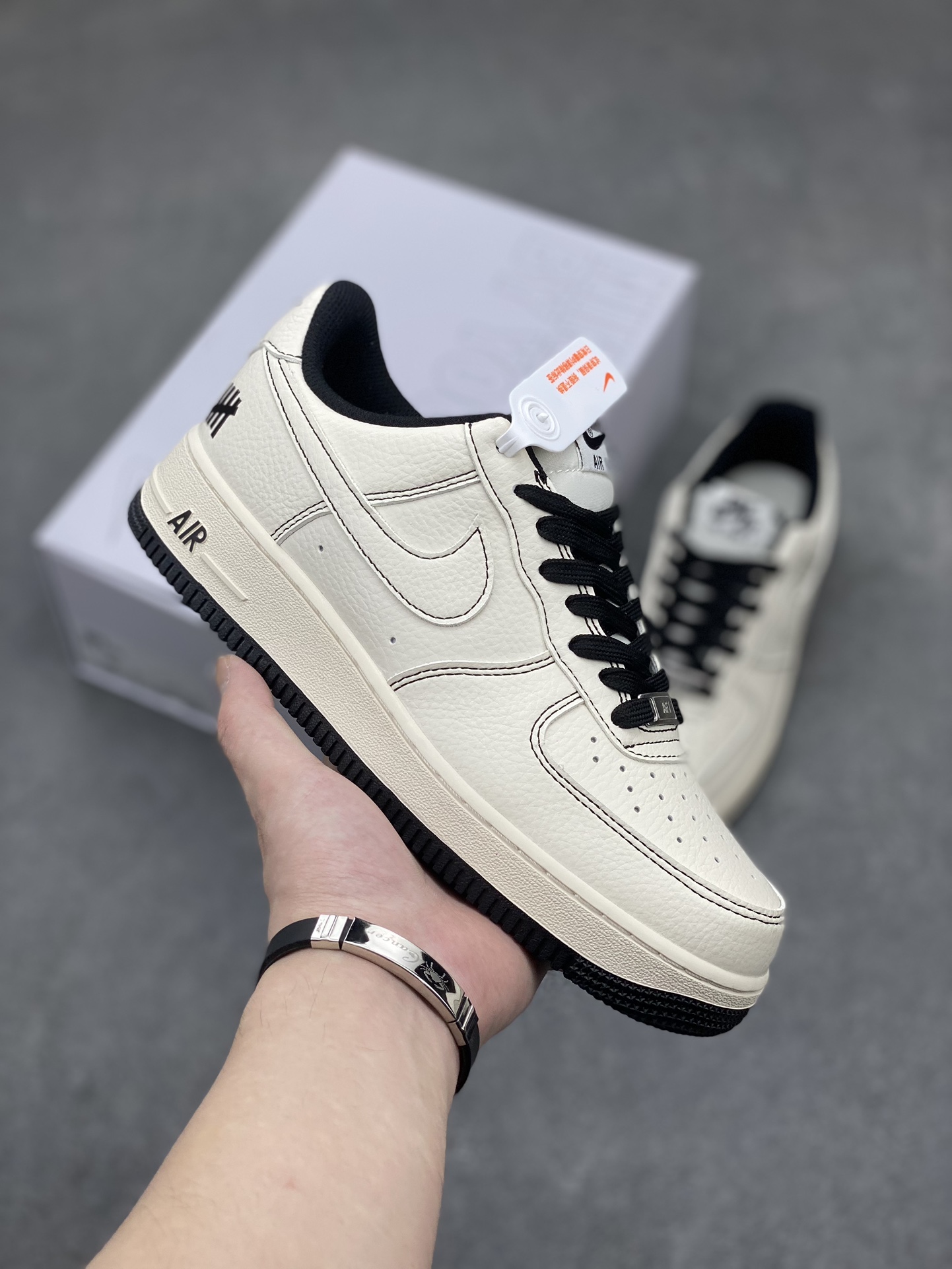Nike Air Force 1 '07 Low Custom White Casual Sneakers CW2288-111