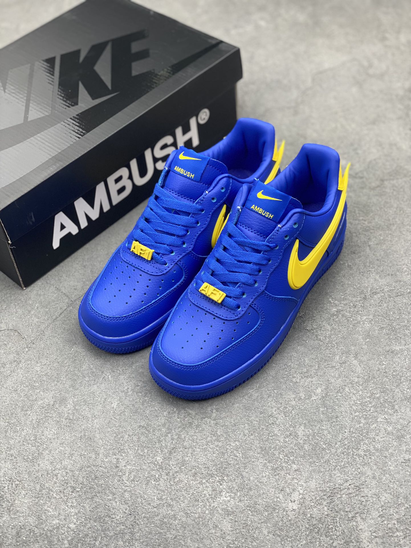 AMBUSH x NK Air Force 1 Low Blue Yellow Sneakers DV3464-400 9 i1711915065 1965 3