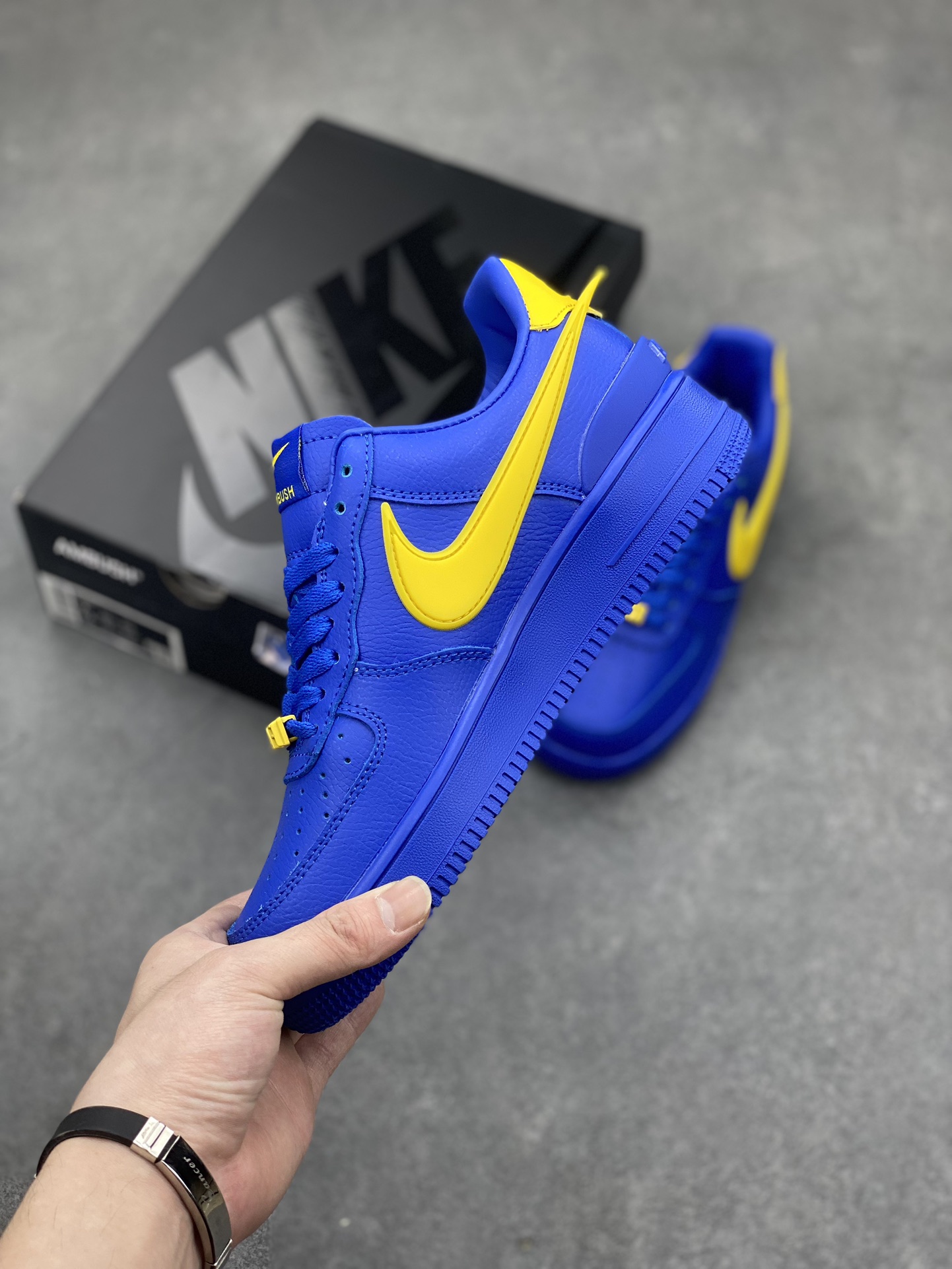AMBUSH x NK Air Force 1 Low Blue Yellow Sneakers DV3464-400 4 i1711915065 5960 2