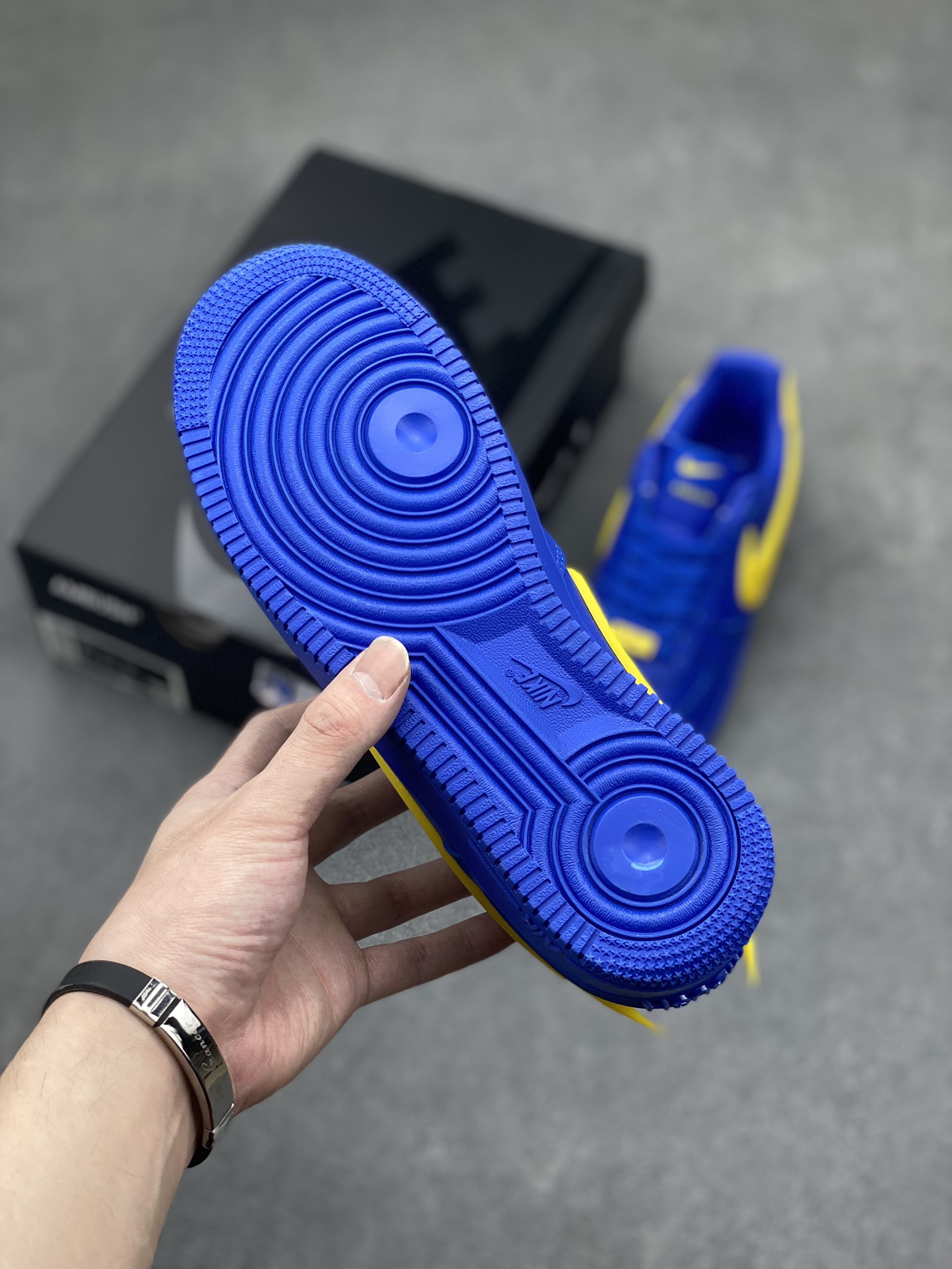 AMBUSH x NK Air Force 1 Low Blue Yellow Sneakers DV3464-400 7 i1711915065 9465 4