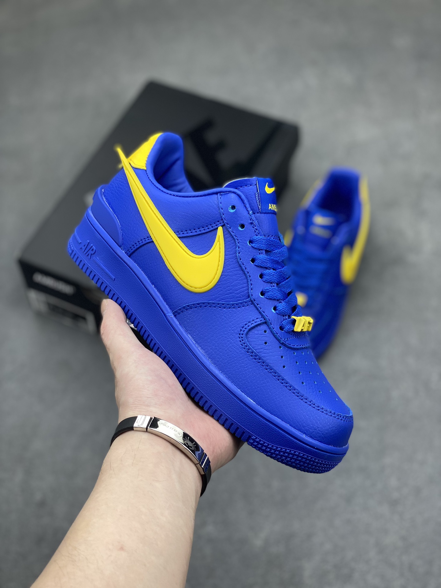 AMBUSH x NK Air Force 1 Low Blue Yellow Sneakers DV3464-400 2 i1711915066 7835 8