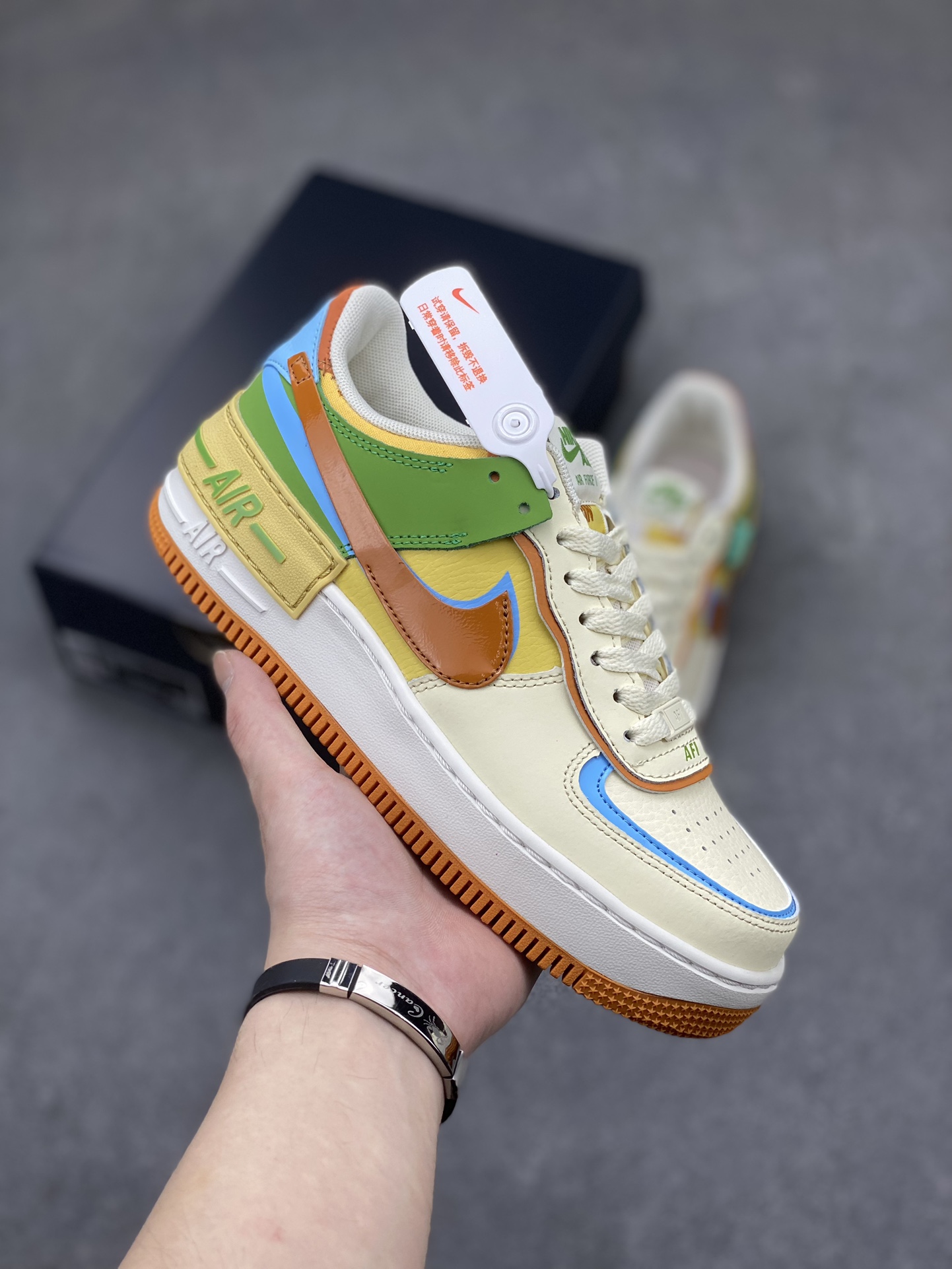 Nike Air Force 1 Low 07 Shadow 'Macaron' Casual Shoes DZ1847-103