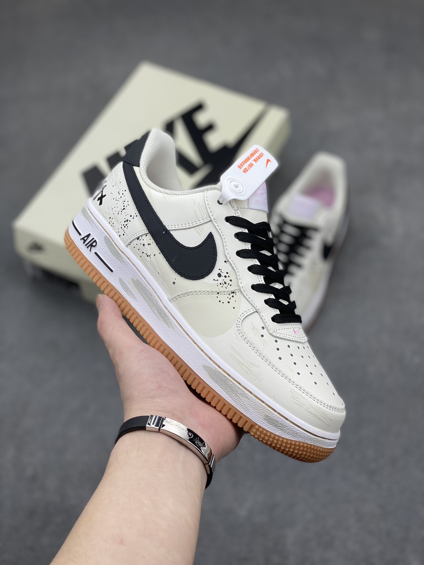 Nike Air Force 1 '07 Low Retro White/Wine Red/Mirror - Classic Style