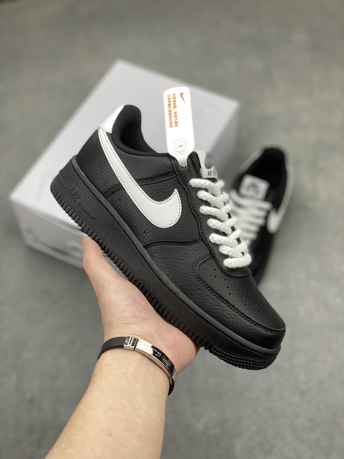 Nike Air Force 1 Low Black/White: Original Design, Comfortable & Durable