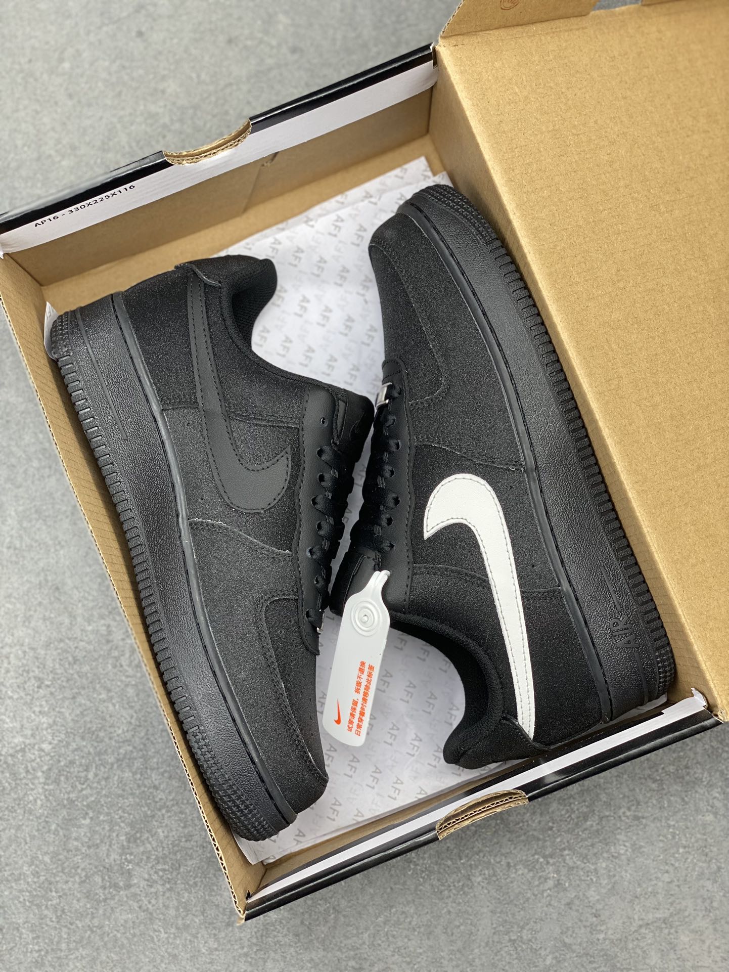 TEDxPortland x Nike Air Force 1 Low Black Casual Sneakers DD8959-001 10 i1712250066 7146 3
