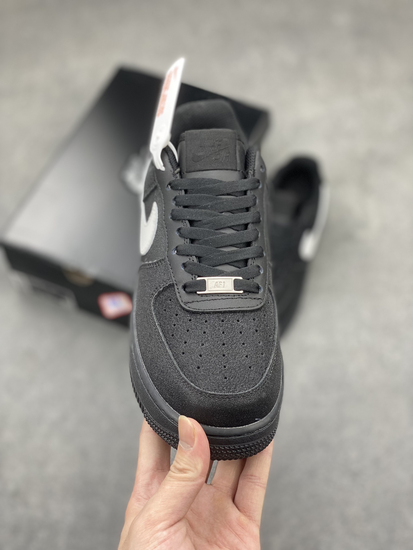 TEDxPortland x Nike Air Force 1 Low Black Casual Sneakers DD8959-001 3 i1712250066 9075 0