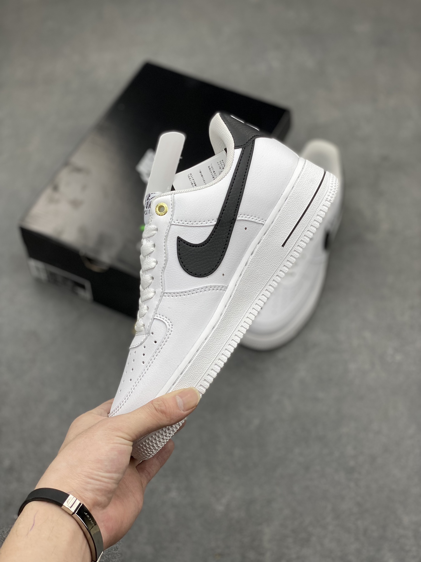 Nike Air Force 1 Low '07 White Black Casual Sneakers DQ7582-101 4 i1712250221 6705 7