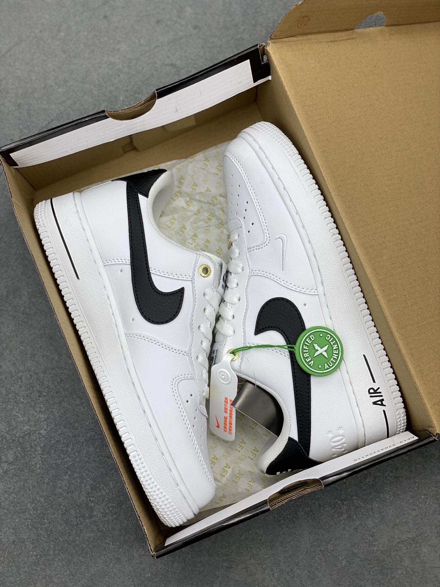 Nike Air Force 1 Low '07 White Black Casual Sneakers DQ7582-101 10 i1712250221 7237 0