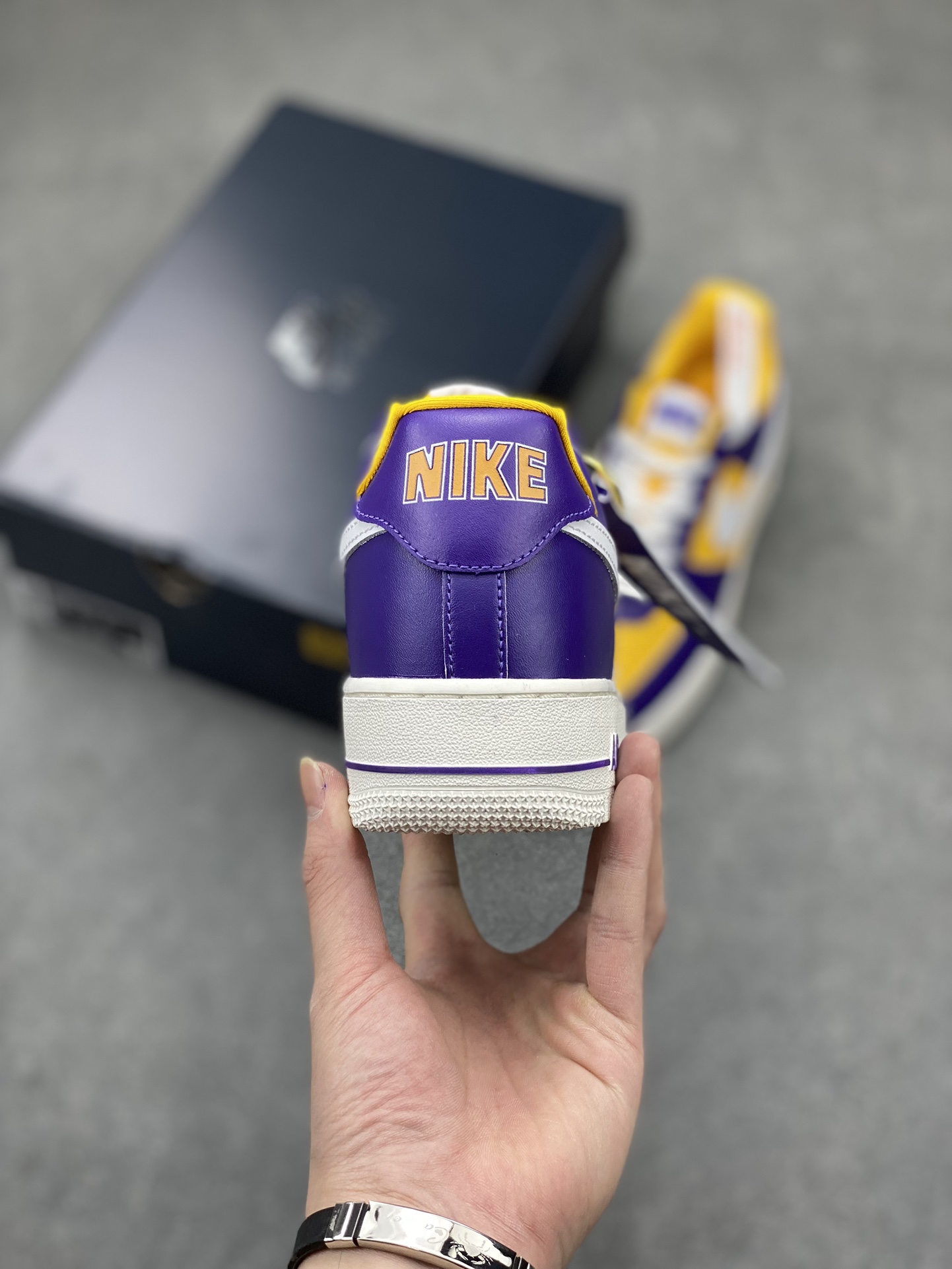 Nike Air Force 1 Low Lakers Purple Yellow Casual Shoes FJ1408-500 5 i1712523470 3233 4