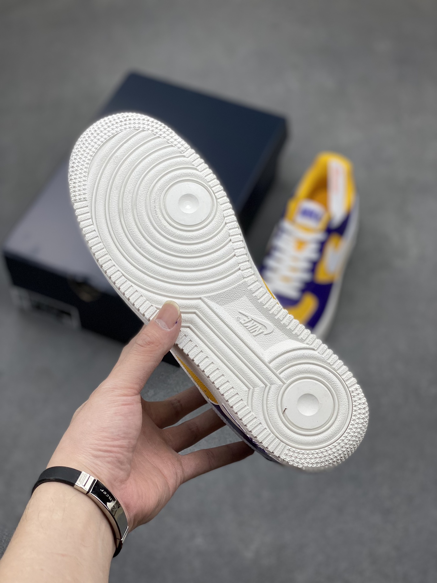 Nike Air Force 1 Low Lakers Purple Yellow Casual Shoes FJ1408-500 7 i1712523470 8249 8