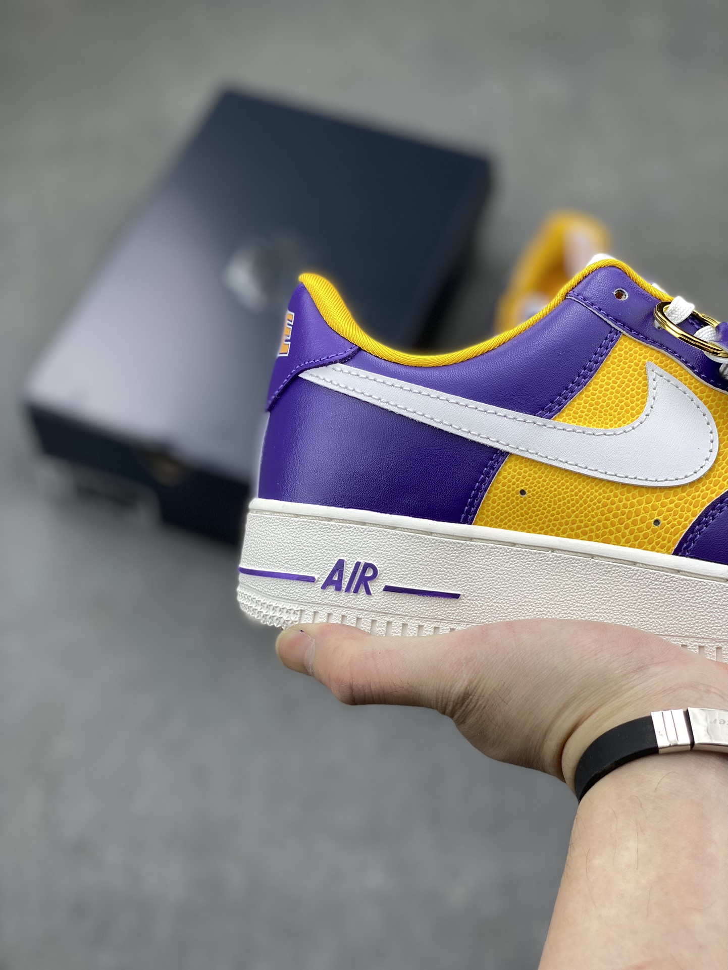 Nike Air Force 1 Low Lakers Purple Yellow Casual Shoes FJ1408-500 6 i1712523470 9419 3