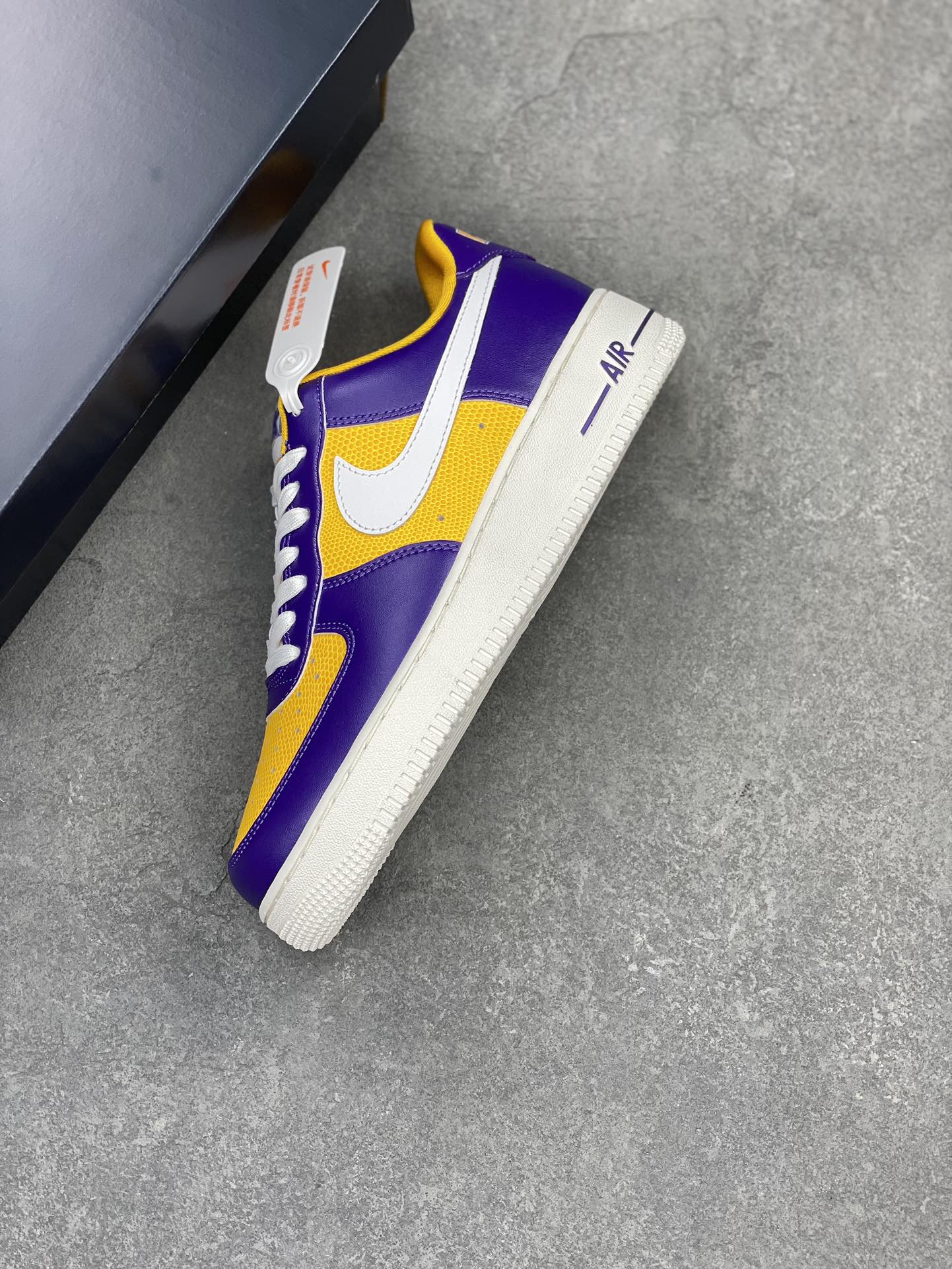 Nike Air Force 1 Low Lakers Purple Yellow Casual Shoes FJ1408-500 8 i1712523470 9644 5