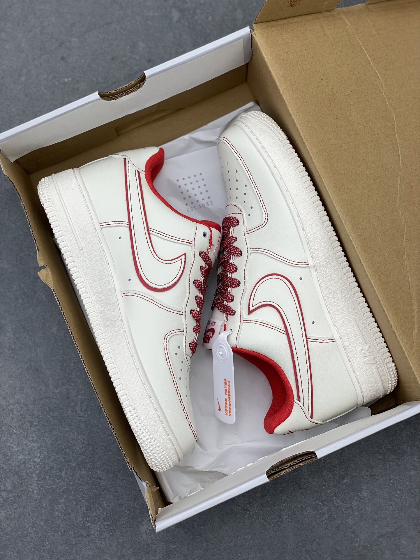 Nike Air Force 1 Low '07 'Stitched Swoosh' Casual Sneakers 10 i1712604493 1417 2