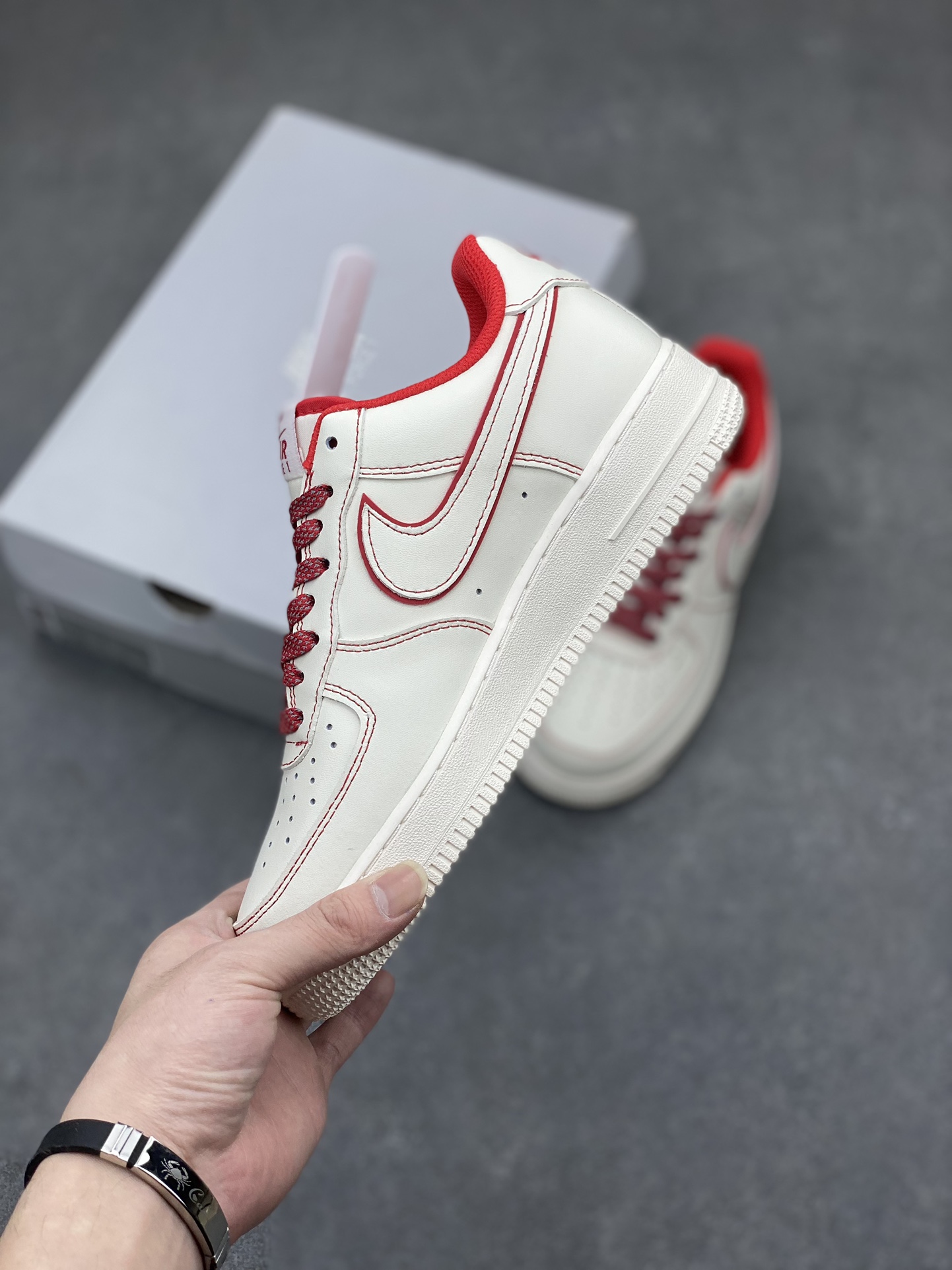 Nike Air Force 1 Low '07 'Stitched Swoosh' Casual Sneakers 4 i1712604493 9852 4