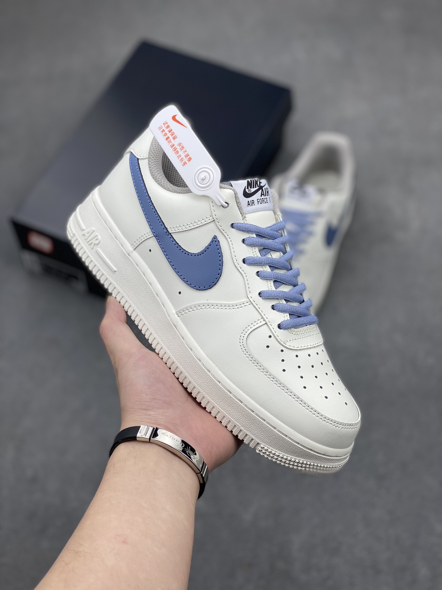 Nike Air Force 1 Low '07 Haze Blue Casual Sneakers - Iconic Style