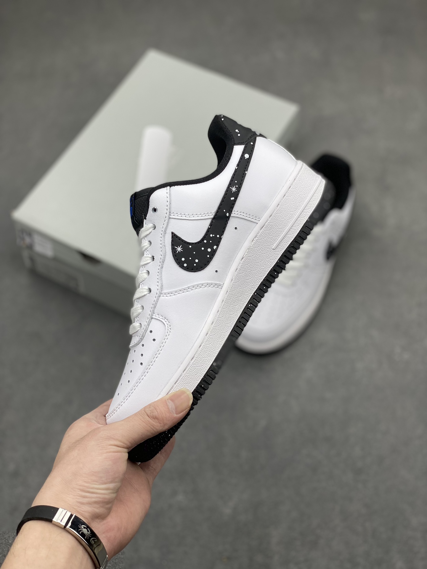 Nike Air Force 1 Low White/Black Sneakers - Original Quality, Comfortable Fit 4 i1712866315 6009 6