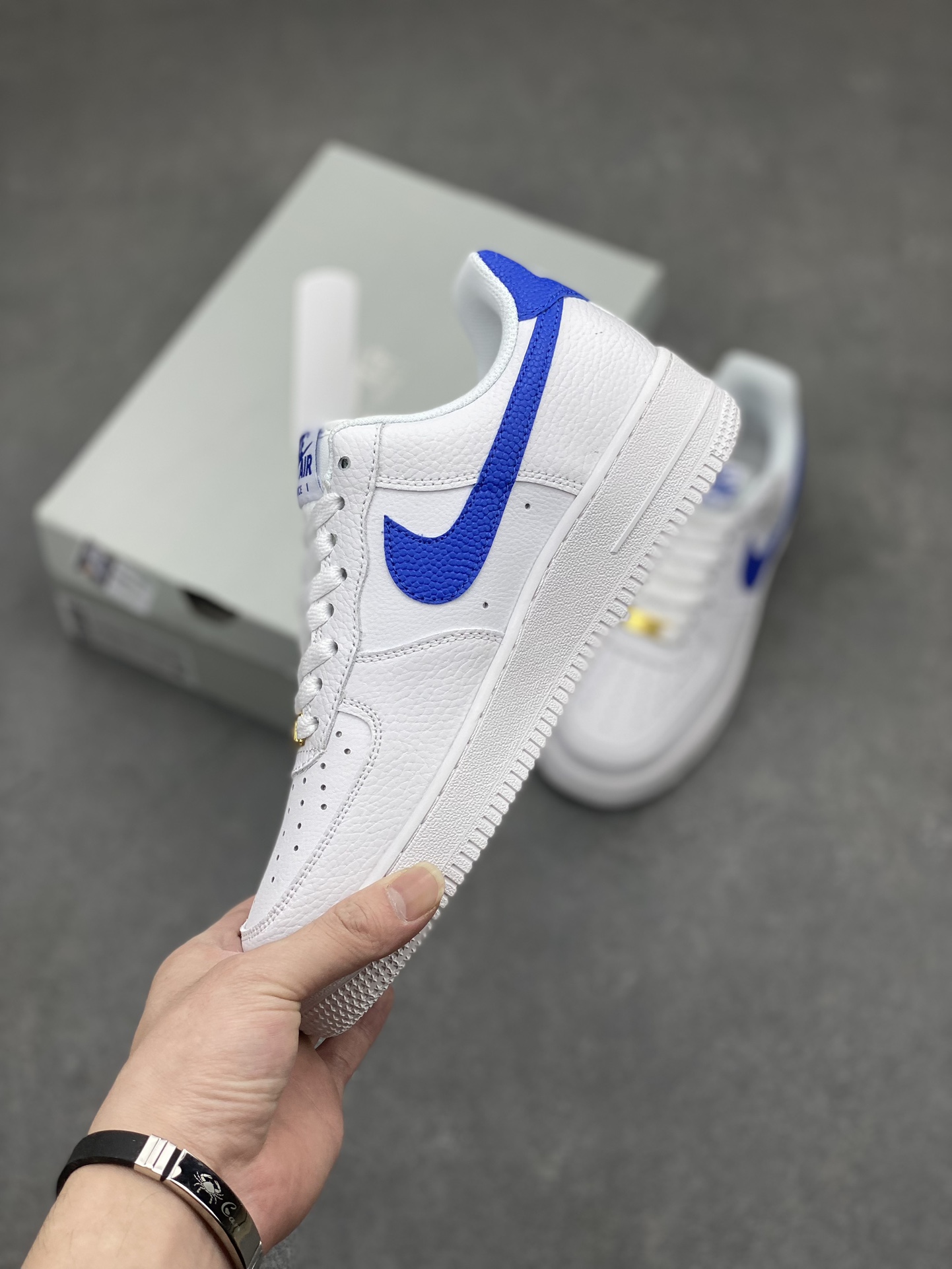 Nike Air Force 1 Low White Hyper Royal Men's Shoes DM2845-100 4 i1712866391 6171 3