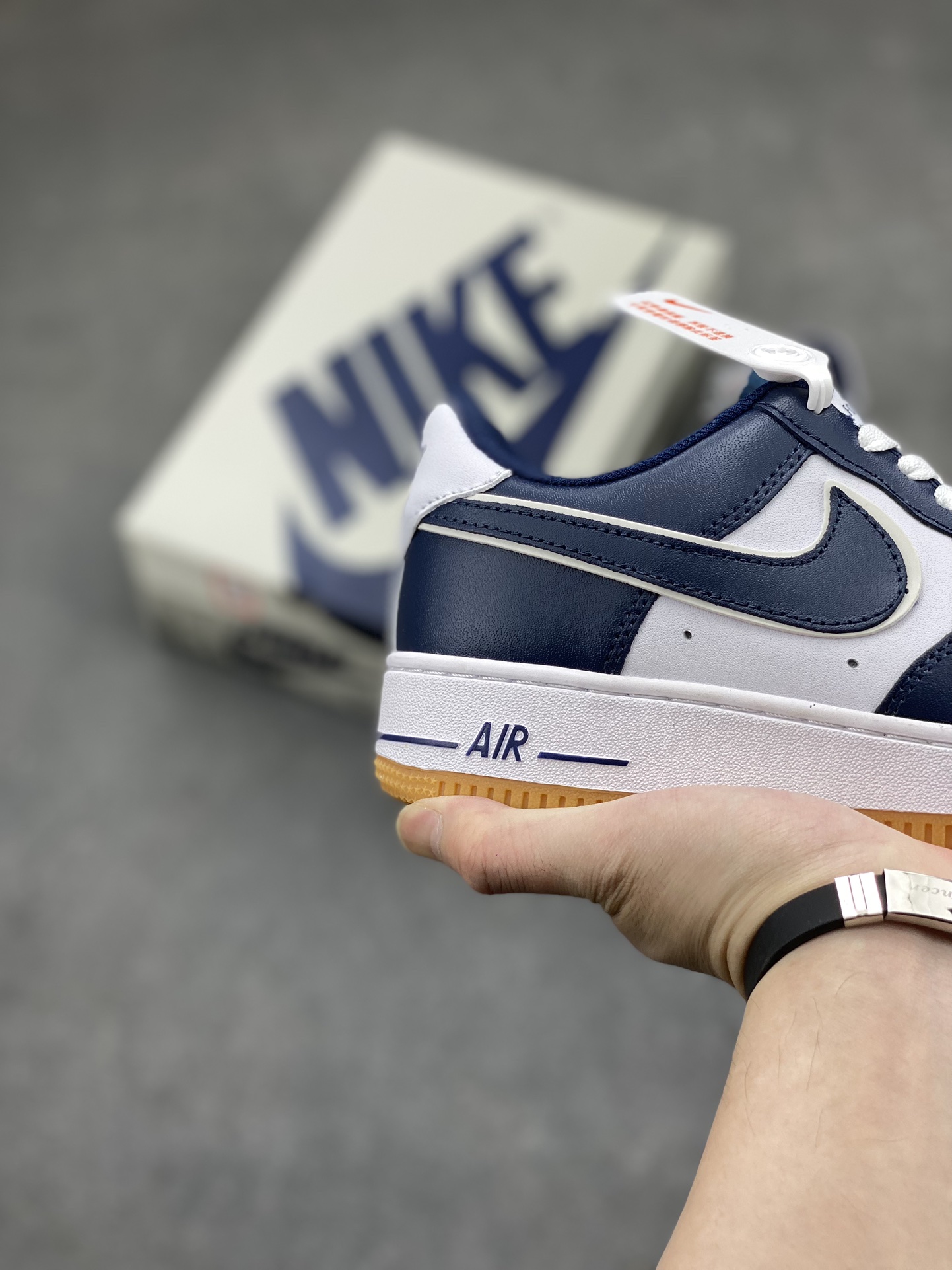 Nike Air Force 1 Low '07 White Deep Blue Sneakers 6 i1712942629 1874 3