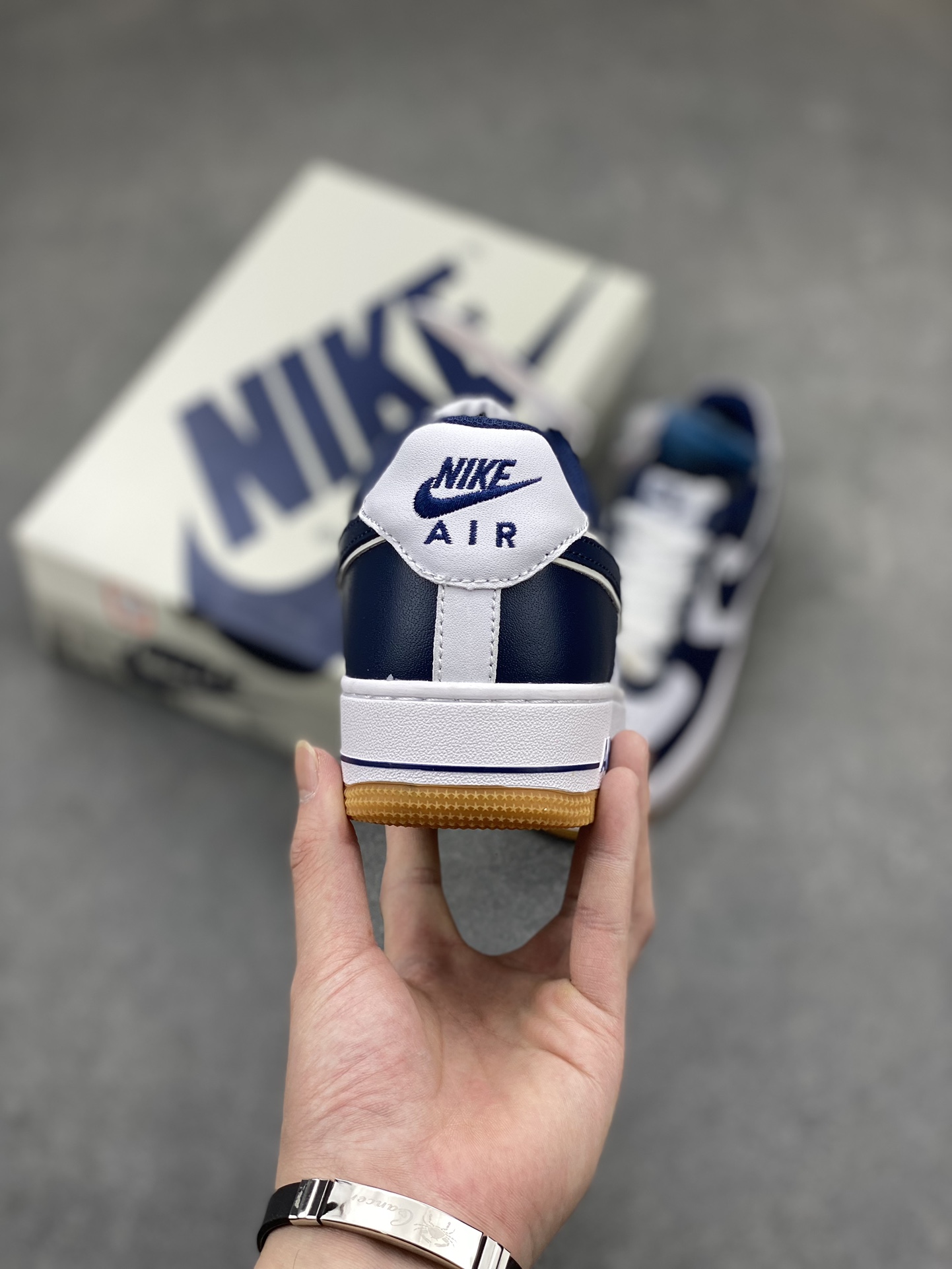 Nike Air Force 1 Low '07 White Deep Blue Sneakers 5 i1712942629 705 2