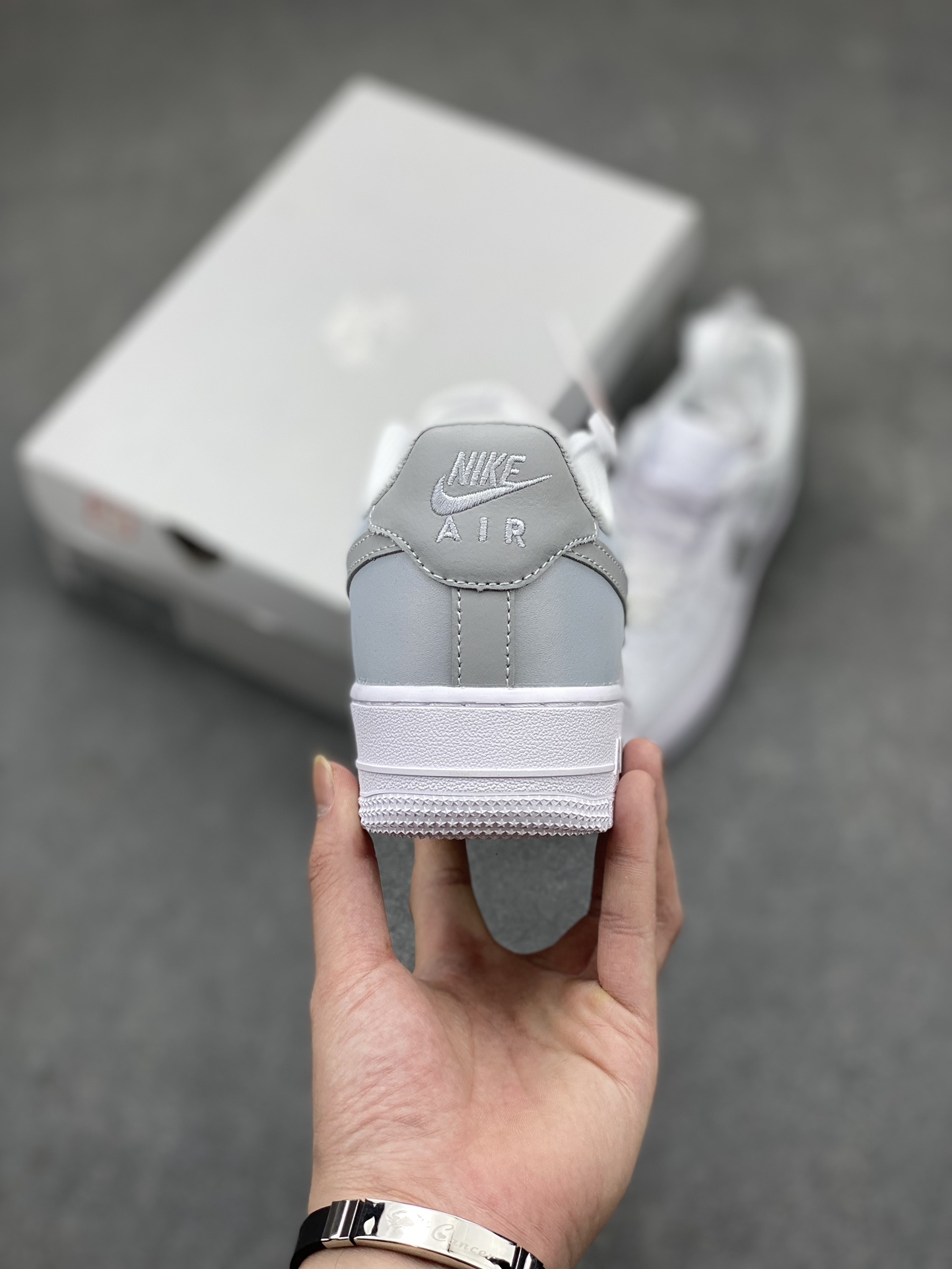 Nike Air Force 1 Low '07 Custom White/Grey Casual Sneakers FN0366-102 5 i1713030968 2727 5