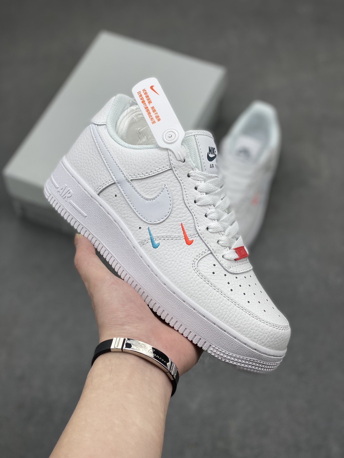 Nike Air Force 1 Low '07 White Multi-Swoosh CT1989-101 Sneakers 2 i1713031198 702 1