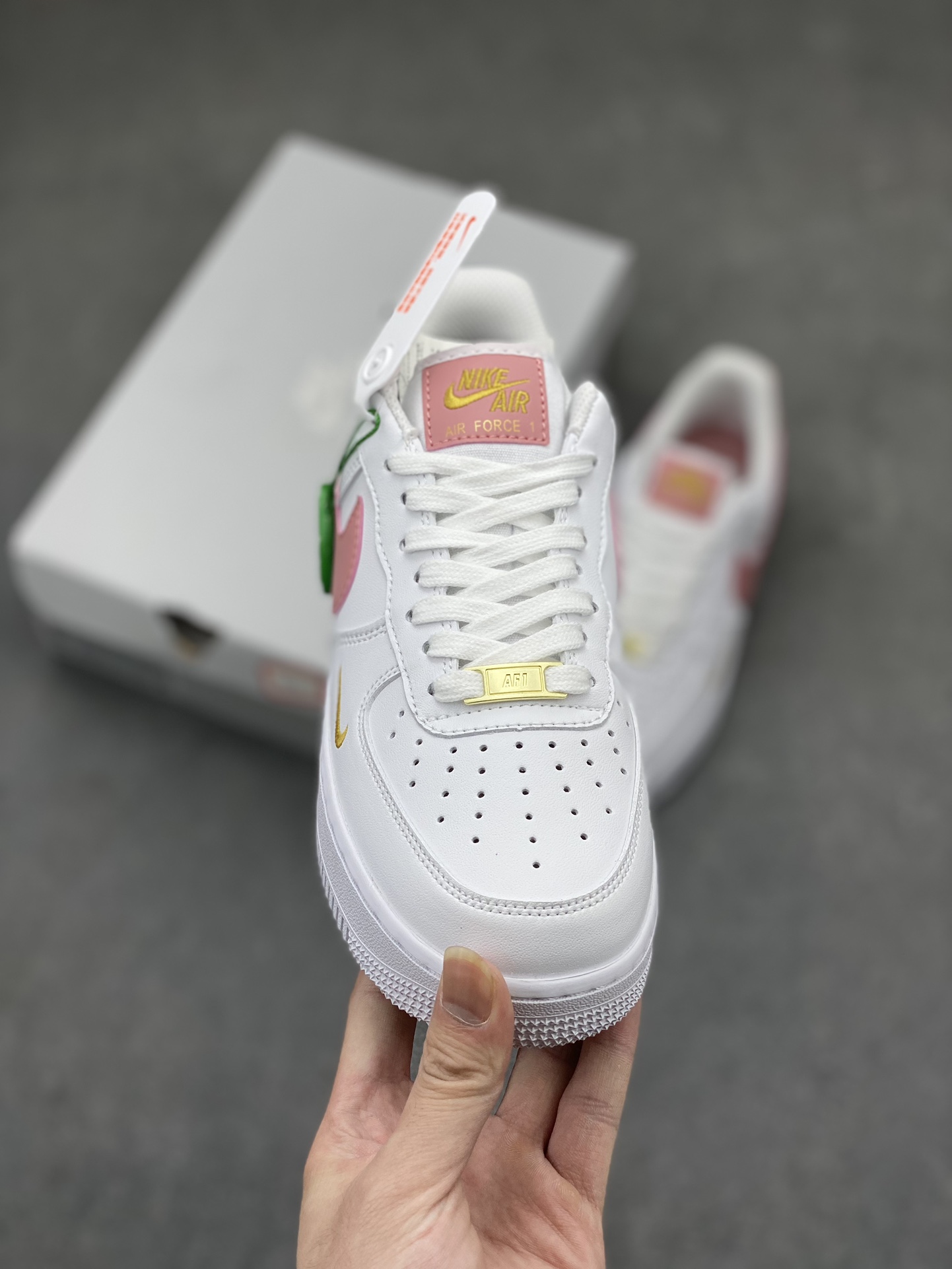 Nike Air Force 1 Low '07 White Pink Gold Women's Casual Sneakers 3 i1713031469 1326 4