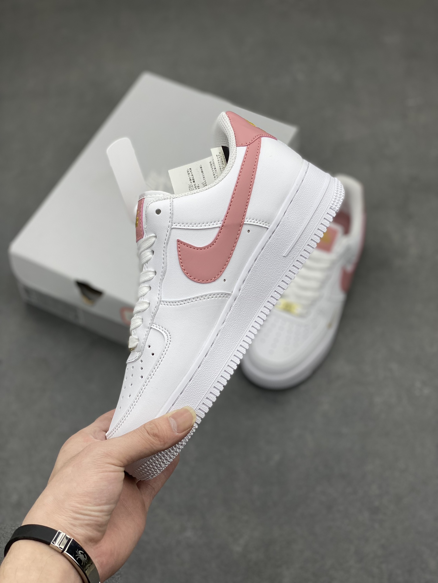 Nike Air Force 1 Low '07 White Pink Gold Women's Casual Sneakers 4 i1713031469 5815 6
