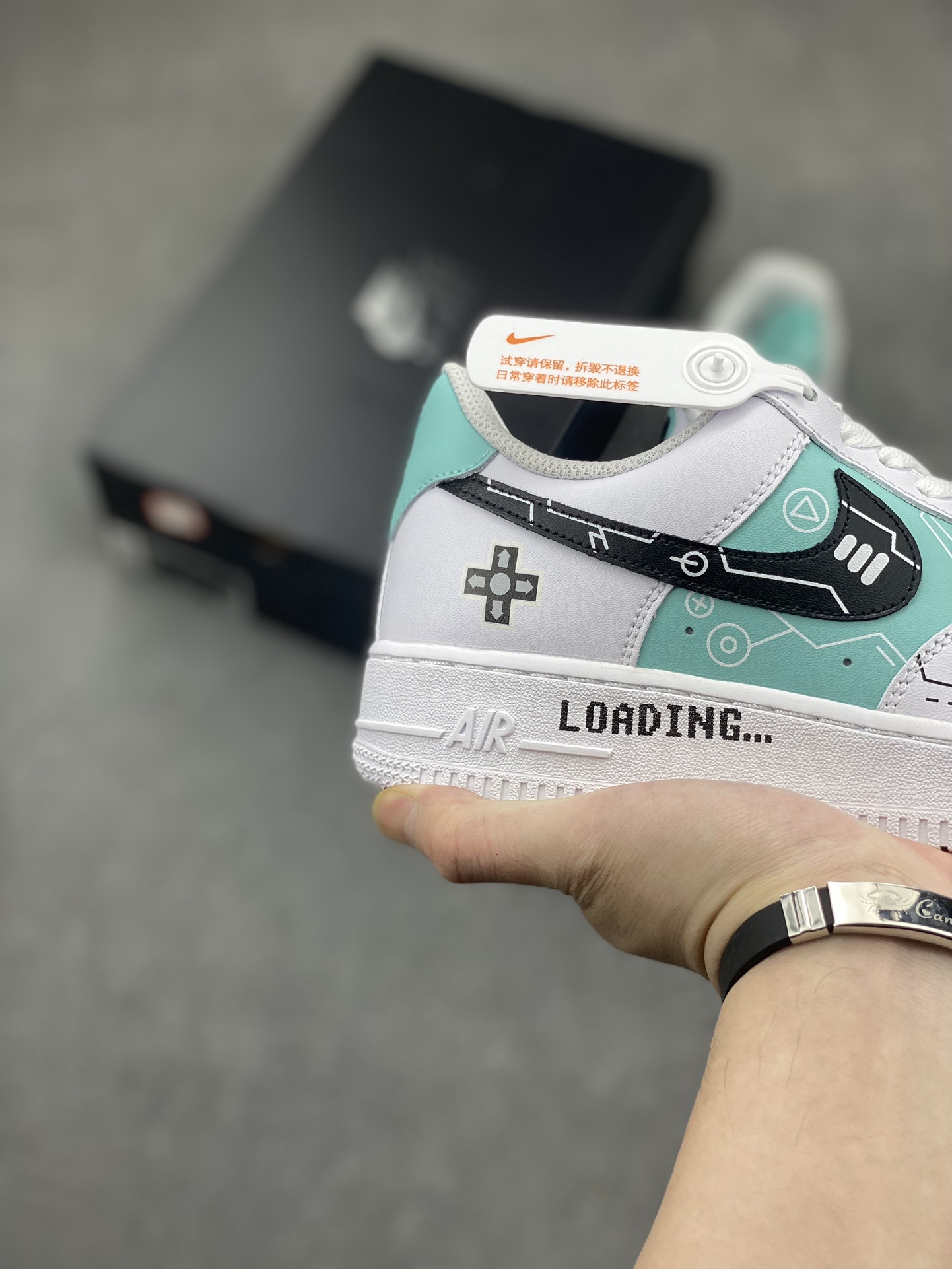 Nike Air Force 1 Low '07 PS5 Custom Ice Green - Limited Edition 6 i1713210501 142 3