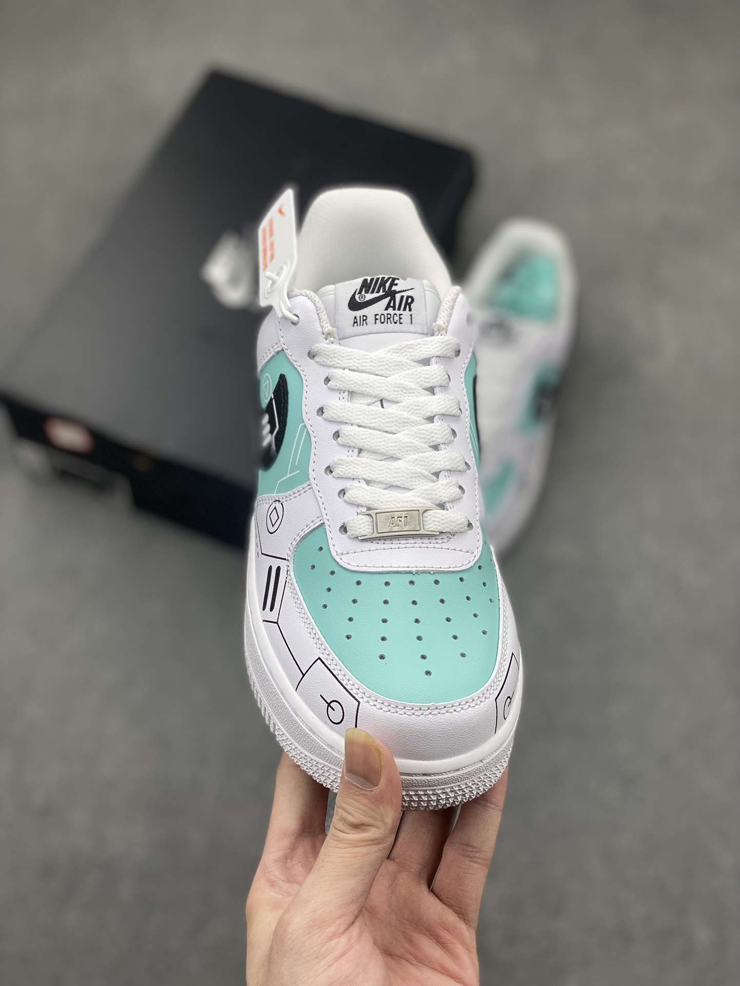 Nike Air Force 1 Low '07 PS5 Custom Ice Green - Limited Edition 3 i1713210501 3186 6
