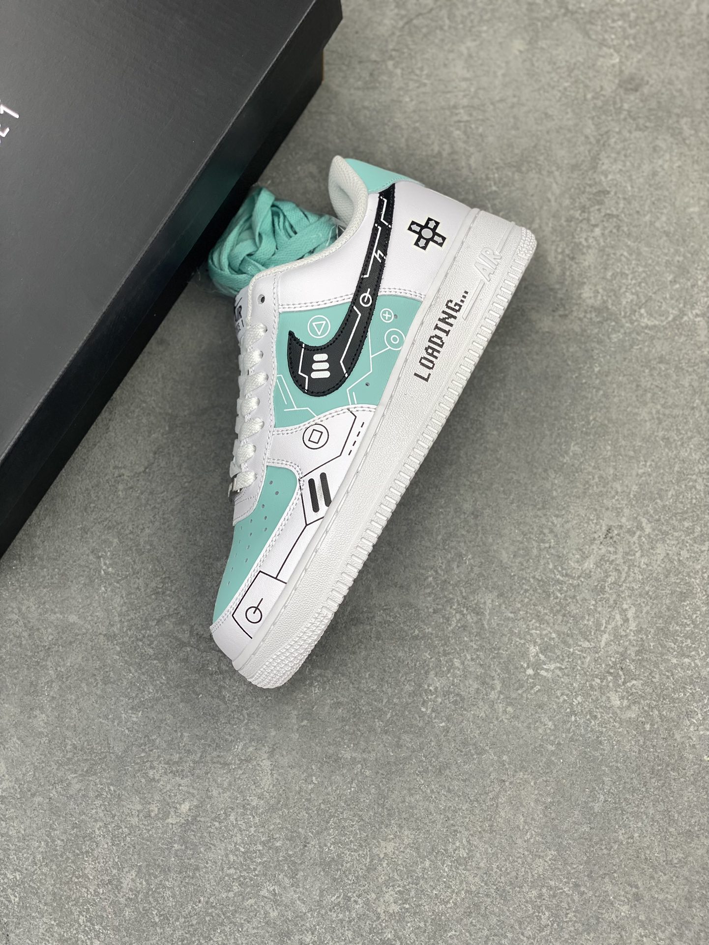 Nike Air Force 1 Low '07 PS5 Custom Ice Green - Limited Edition 8 i1713210501 9241 5
