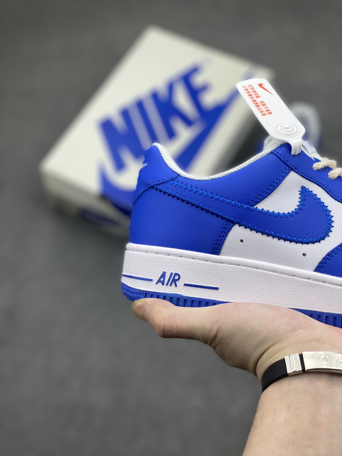 Nike Air Force 1 Low '07 White Blue Casual Sneakers DE0236-022 6 i1713211176 7803 1