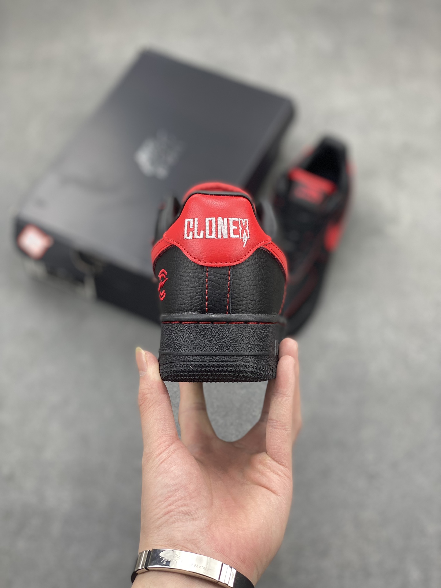 Nike Air Force 1 '07 Low Black/Red Casual Sneakers FQ3956-001 Size 36-45 5 i1713296525 2741 0