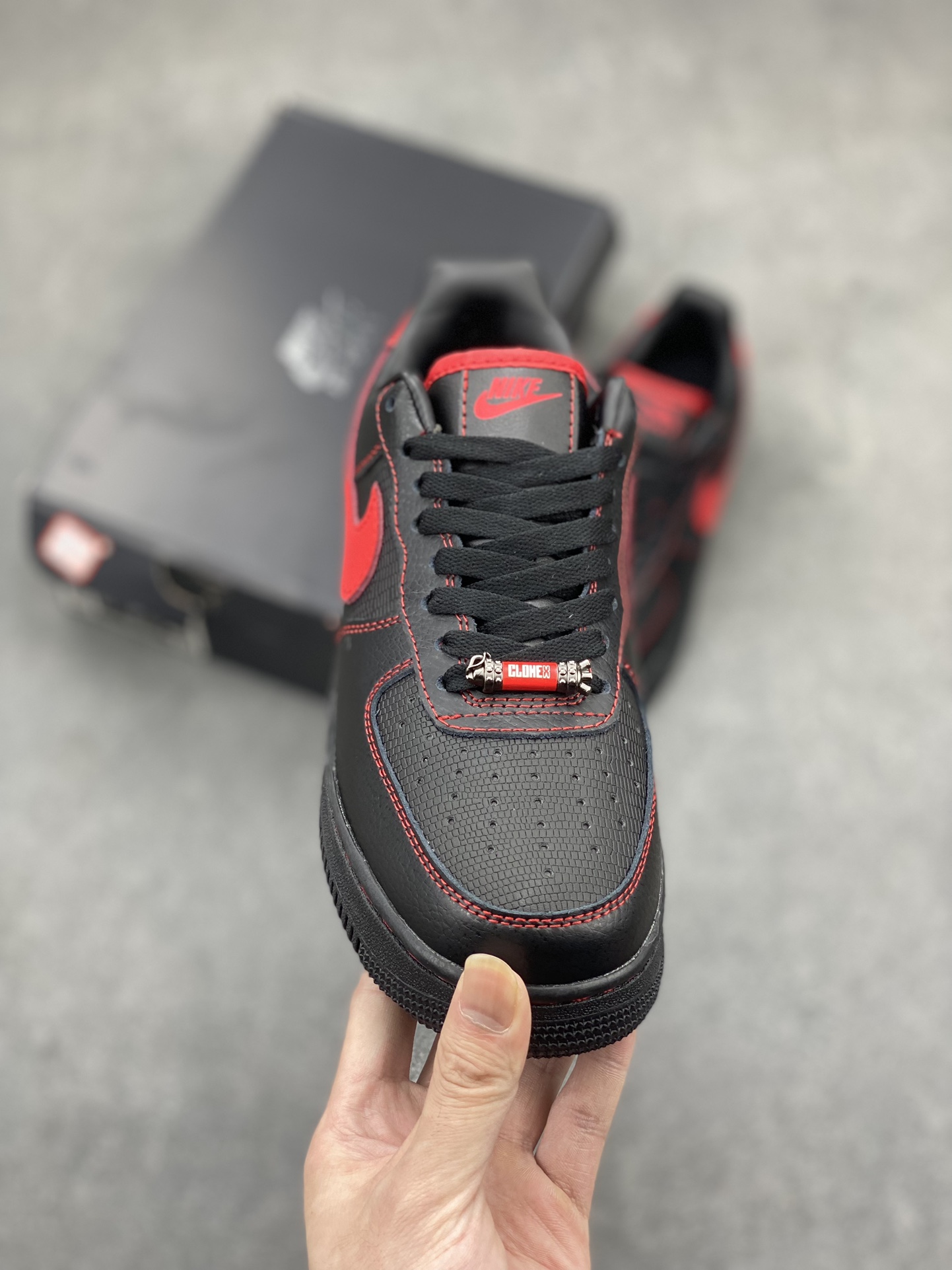 Nike Air Force 1 '07 Low Black/Red Casual Sneakers FQ3956-001 Size 36-45 3 i1713296525 3026 0