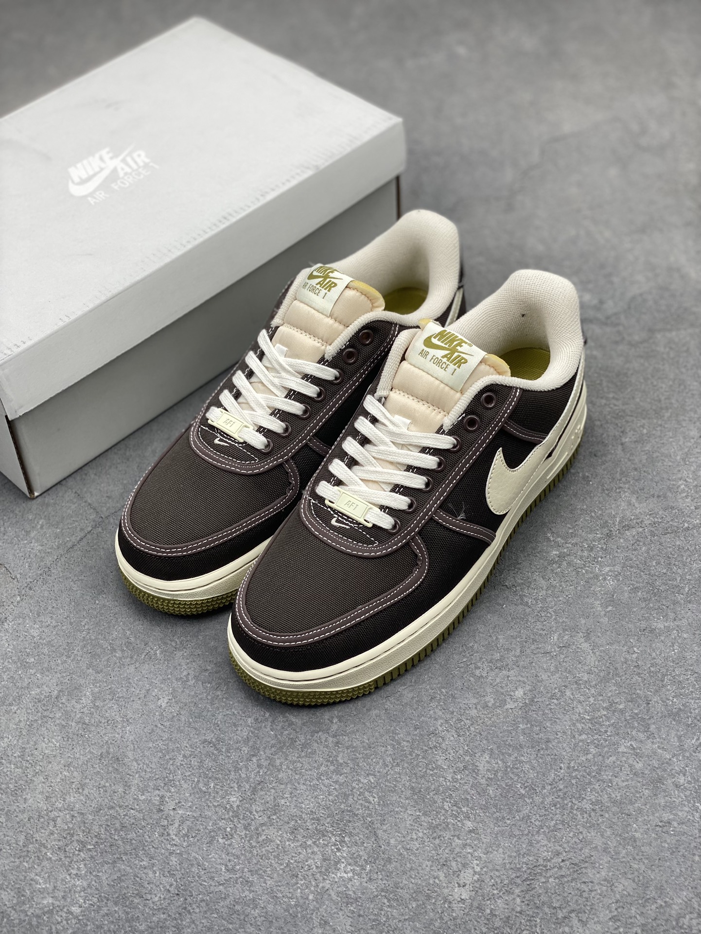 Nike Air Force 1 Low Brown Canvas - Premium Quality, Original Design 9 i1713296895 727 0