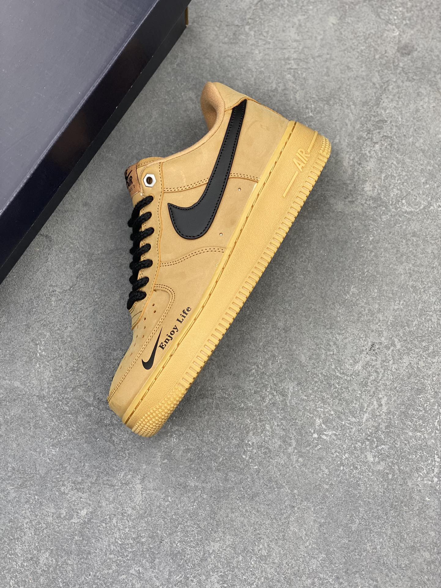 Nike Air Force 1 Low '07 Black Brown Mellerd Men's and Women's Shoes 8 i1713386846 6314 3
