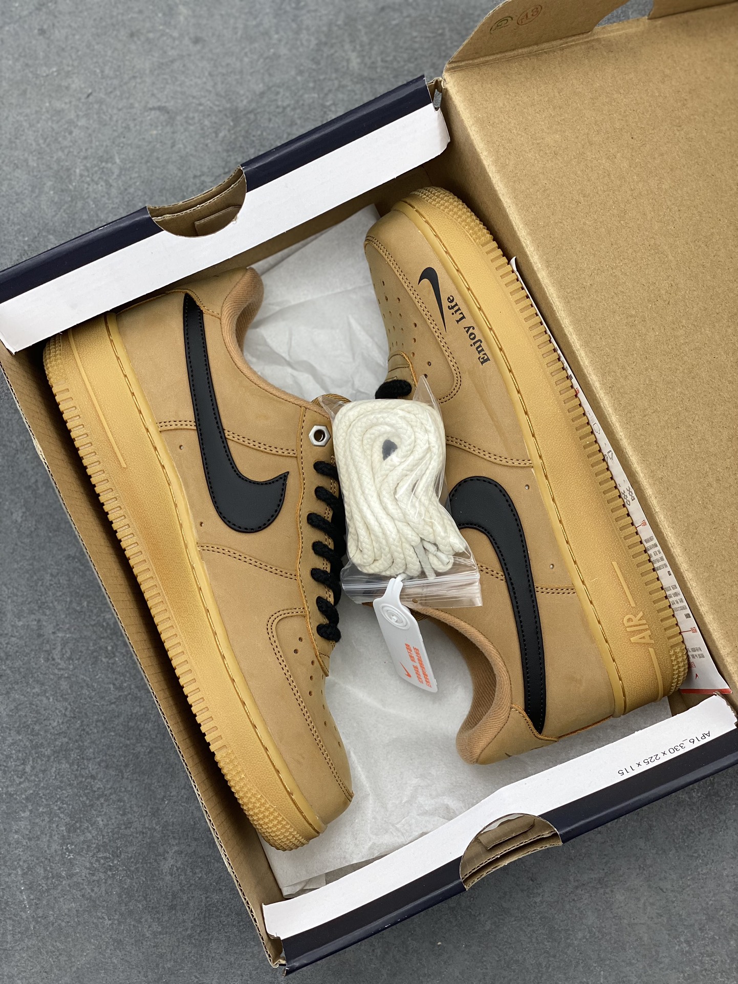 Nike Air Force 1 Low '07 Black Brown Mellerd Men's and Women's Shoes 10 i1713386857 7489 0