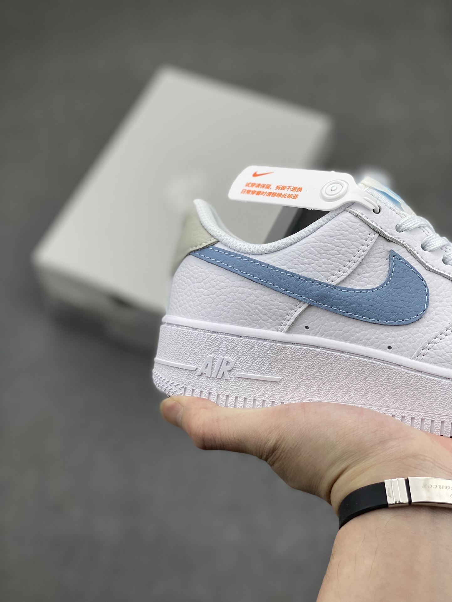 Nike Air Force 1 '07 Low White/Blue Casual Sneakers HF0022-100 6 i1713387002 6633 0