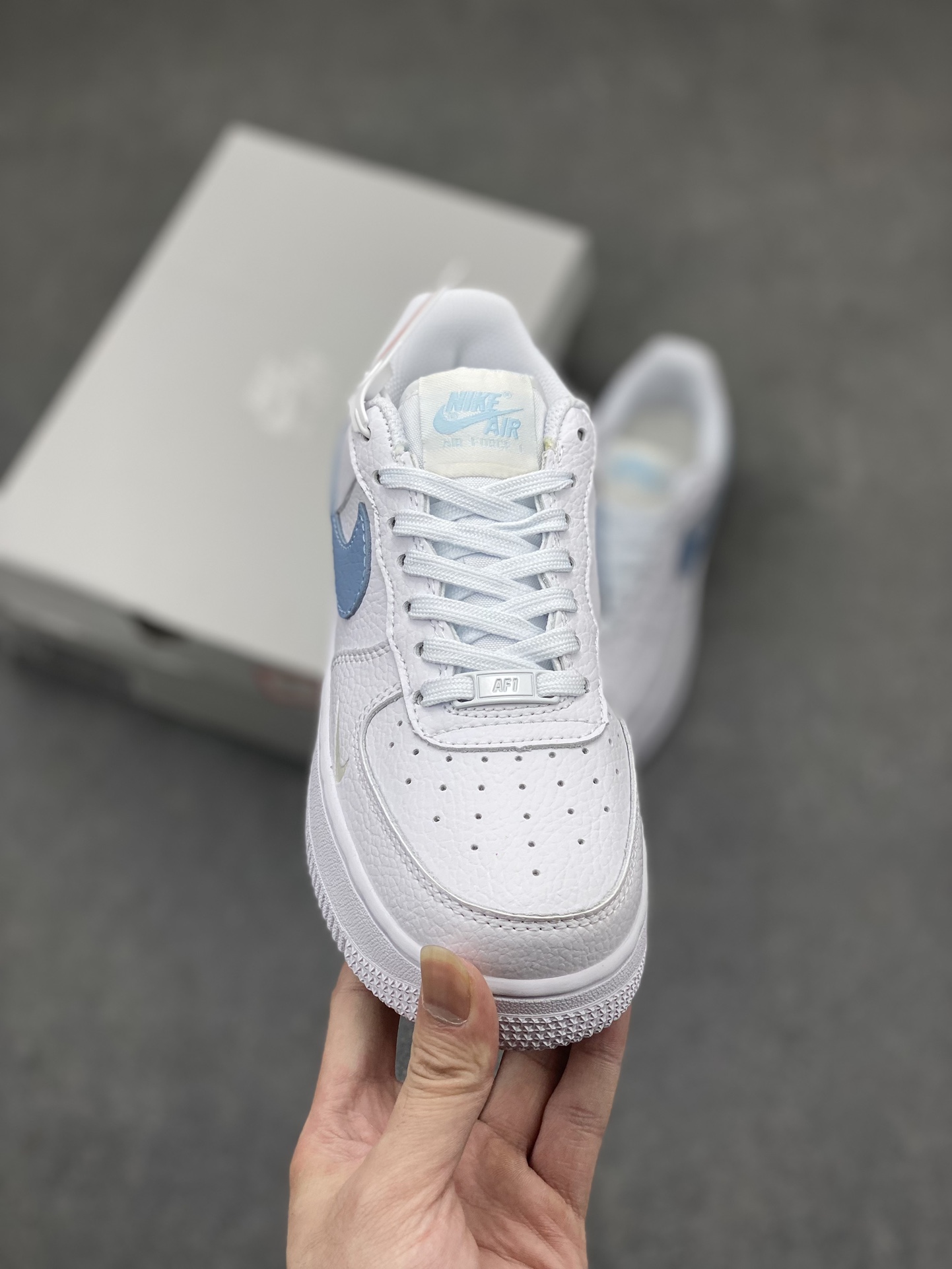 Nike Air Force 1 '07 Low White/Blue Casual Sneakers HF0022-100 3 i1713387003 3288 0