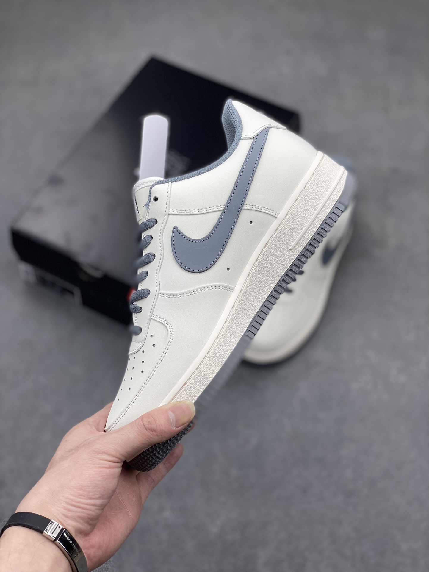 Nike Air Force 1 Low '07 Grey Casual Sneakers - CW5653-263 4 i1713387175 896 0