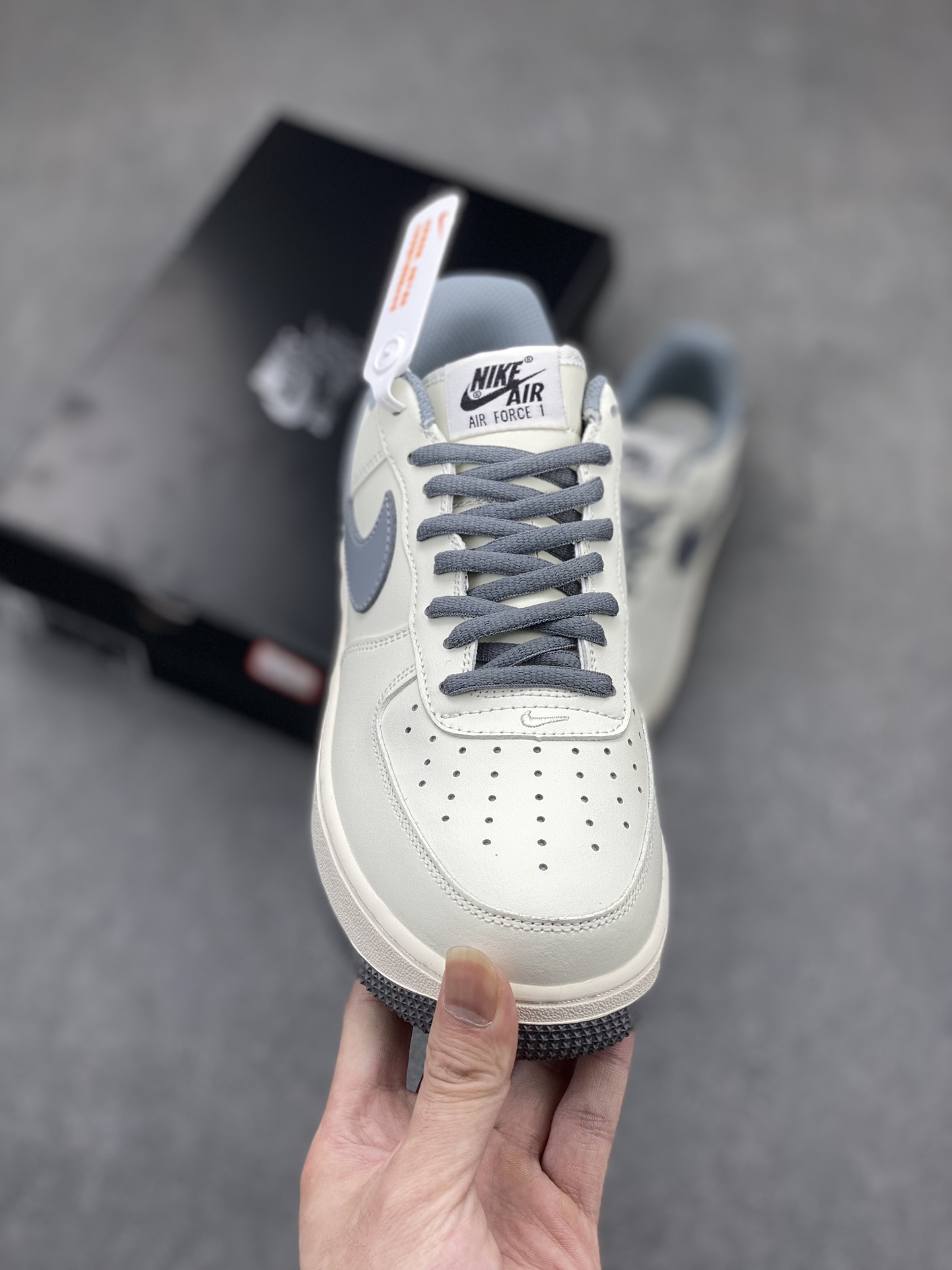 Nike Air Force 1 Low '07 Grey Casual Sneakers - CW5653-263 3 i1713387176 3171 0