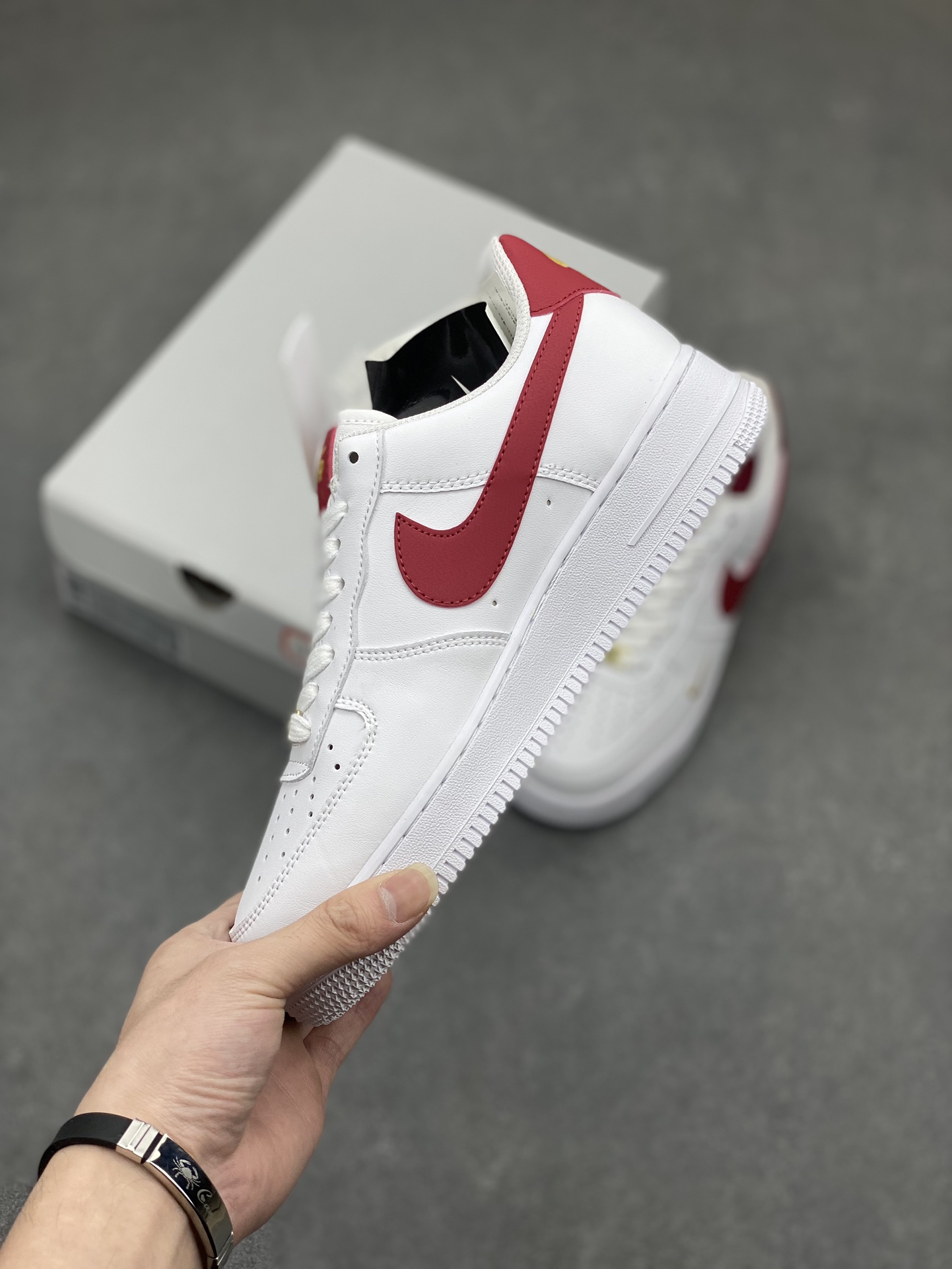 Nike Air Force 1 Low '07 White Red Gold Casual Sneakers CZ0270-104 4 i1713474554 3126 2