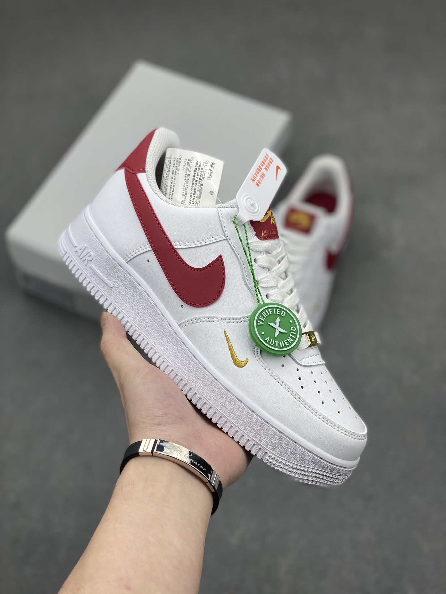 Nike Air Force 1 Low '07 White Red Gold Casual Sneakers CZ0270-104 2 i1713474554 379 3